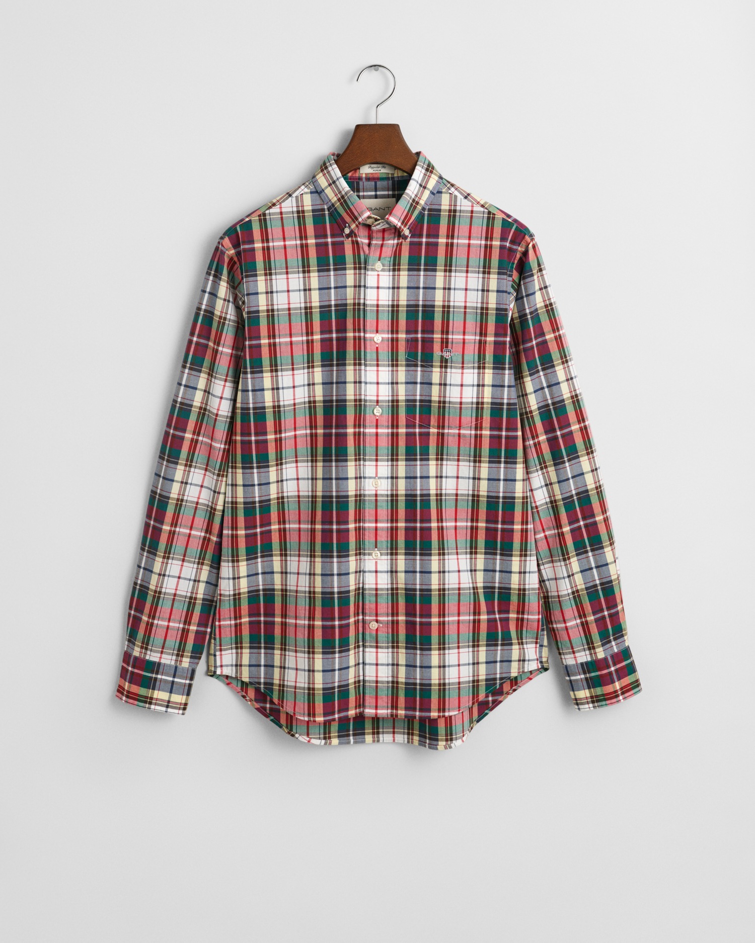 Gant Karohemd »REG POPLIN TARTAN CHECK SHIRT«, Regular Fit Popeline Hemd mit Tartan-Karomuster