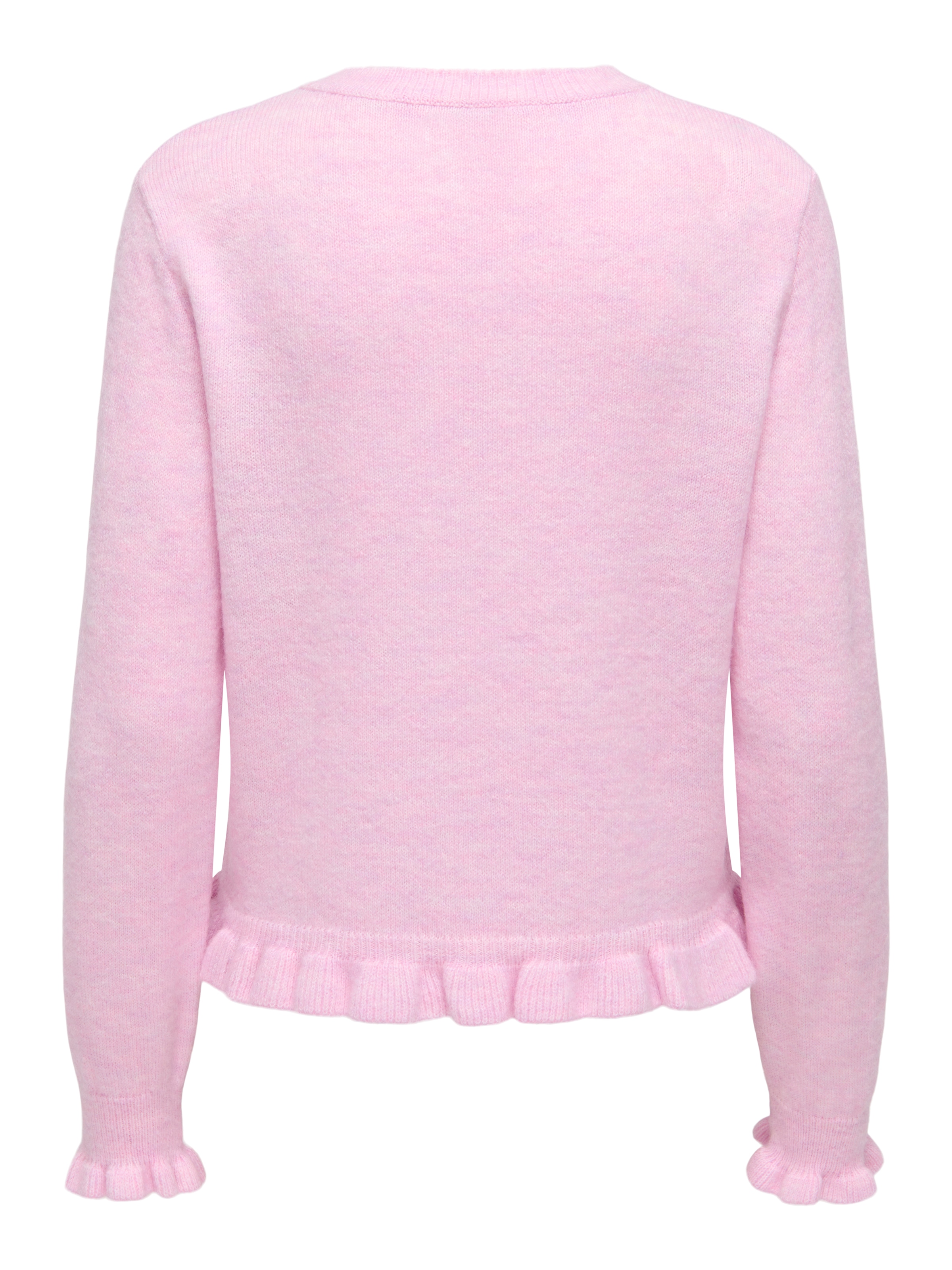 JDY Strickjacke »JDYLETTY L/S ON FRILL CARDIGAN KNT NOOS«