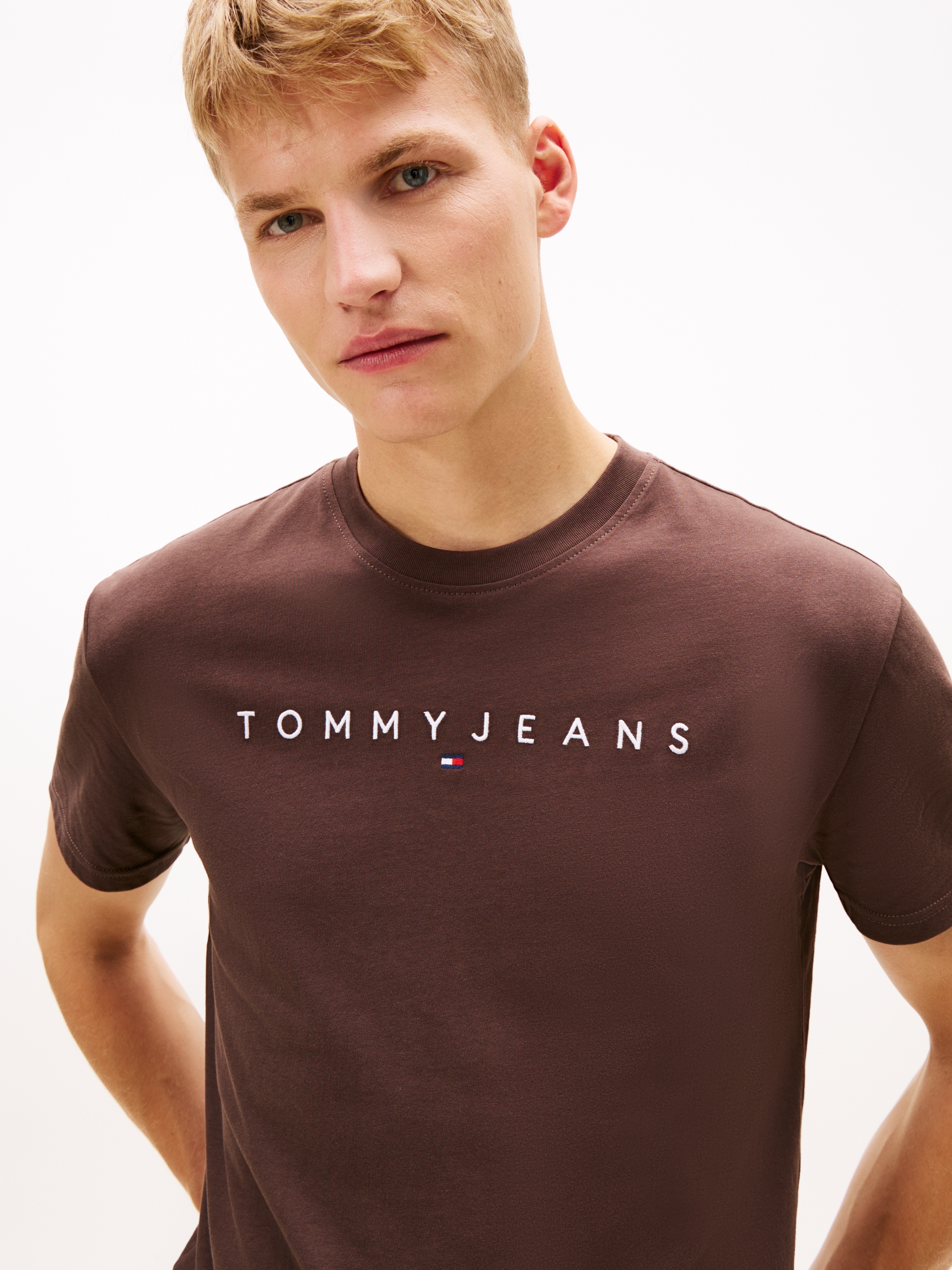 Tommy Jeans T-Shirt »TJM REG LINEAR LOGO TEE EXT«