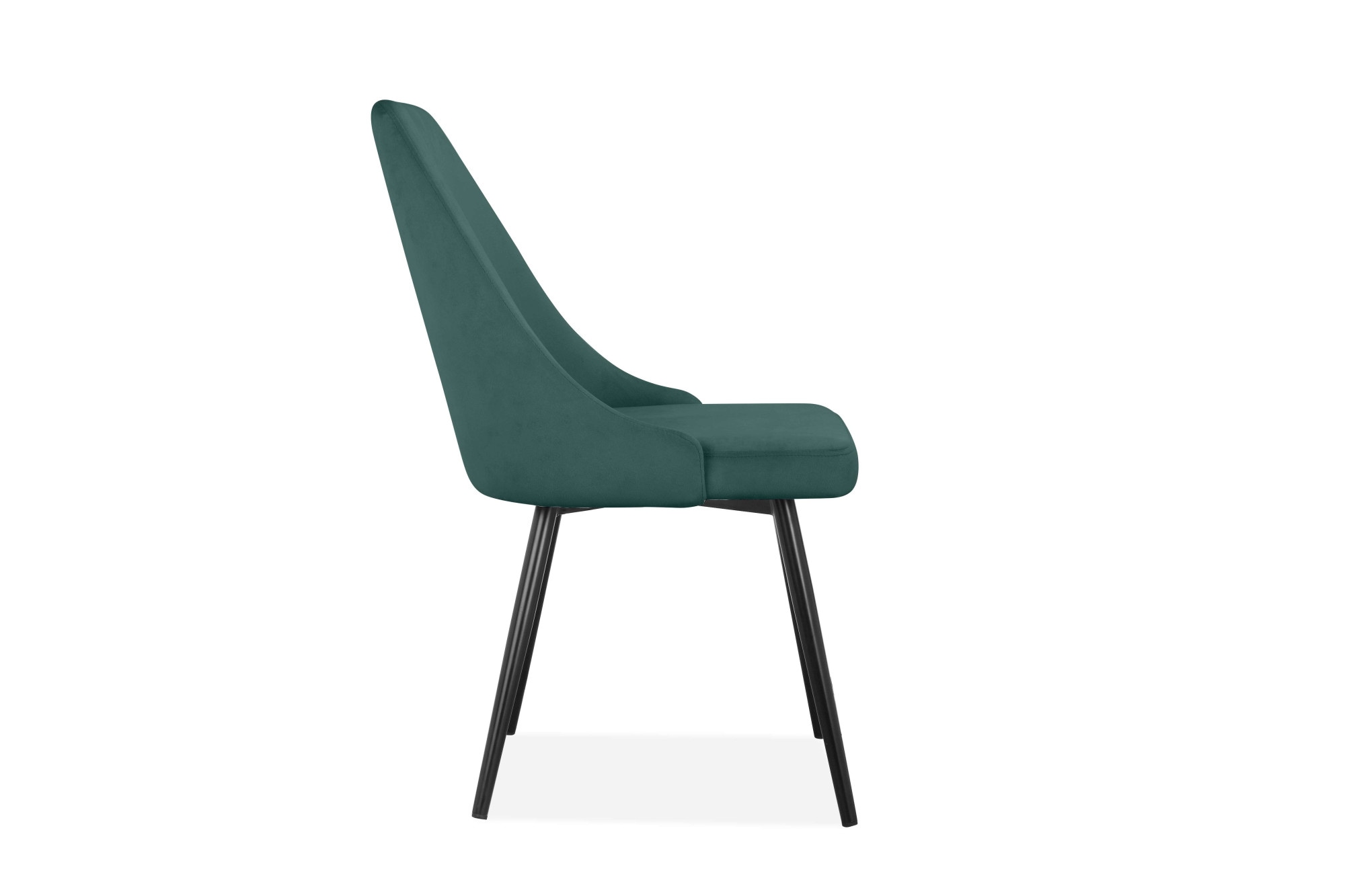 INOSIGN Essgruppe »Danny-Malio«, (Set, 5 tlg., Set 140 cm), Glastisch 140x80 cm mit 4 Stühlen (Veloursstoff), Gestell aus Metall