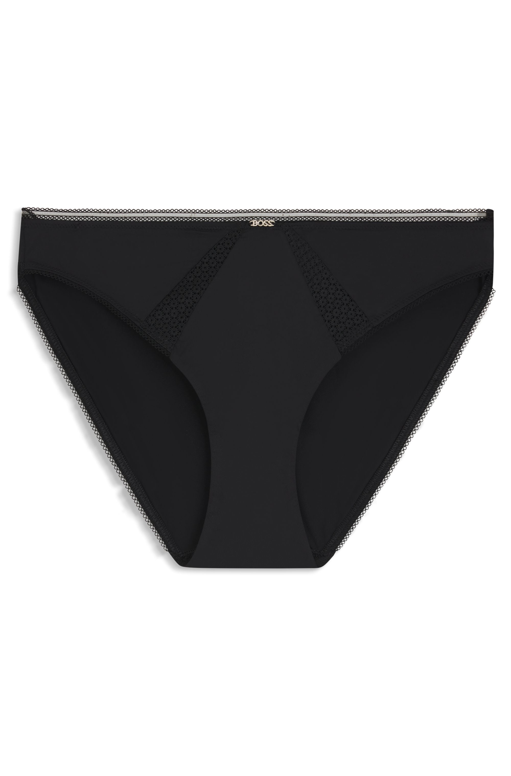 BOSS Slip »BRIEF B.PURE«, mit Spitzeneinsatz
