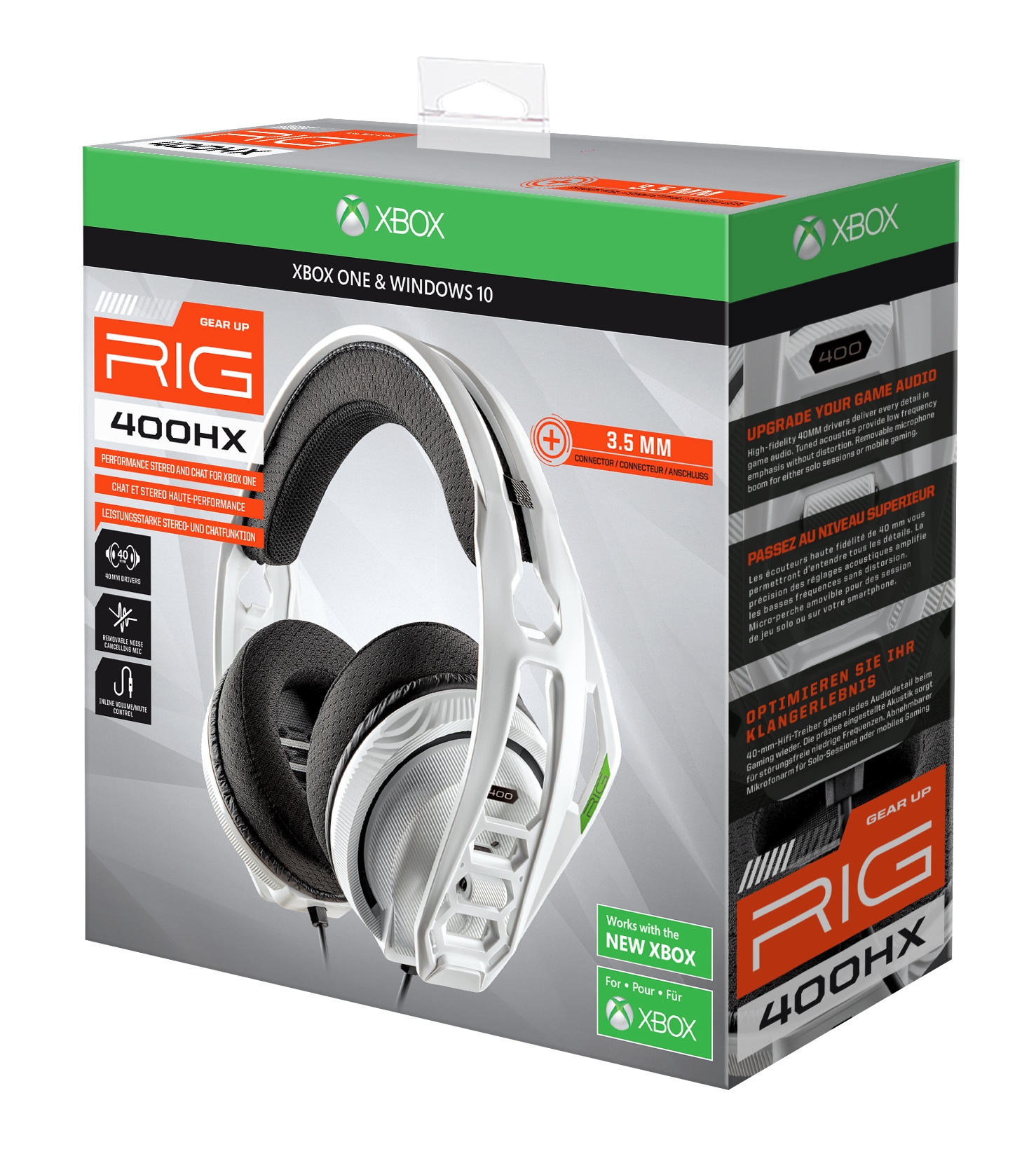 nacon Gaming-Headset »Nacon RIG OTTO abnehmbar-Geräuschisolierung online Mikrofon jetzt bei 400HX Gaming-Headset, kabelgebunden«