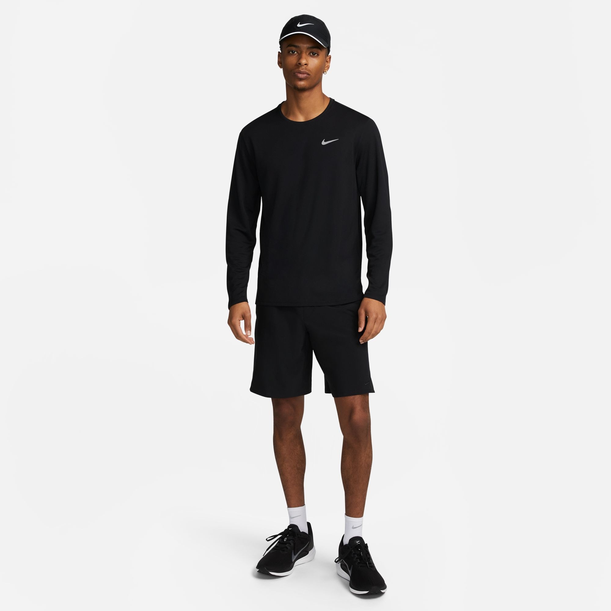 Nike Laufshirt »DRI-FIT UV MILER MEN'S LONG-SLEEVE RUNNING TOP«