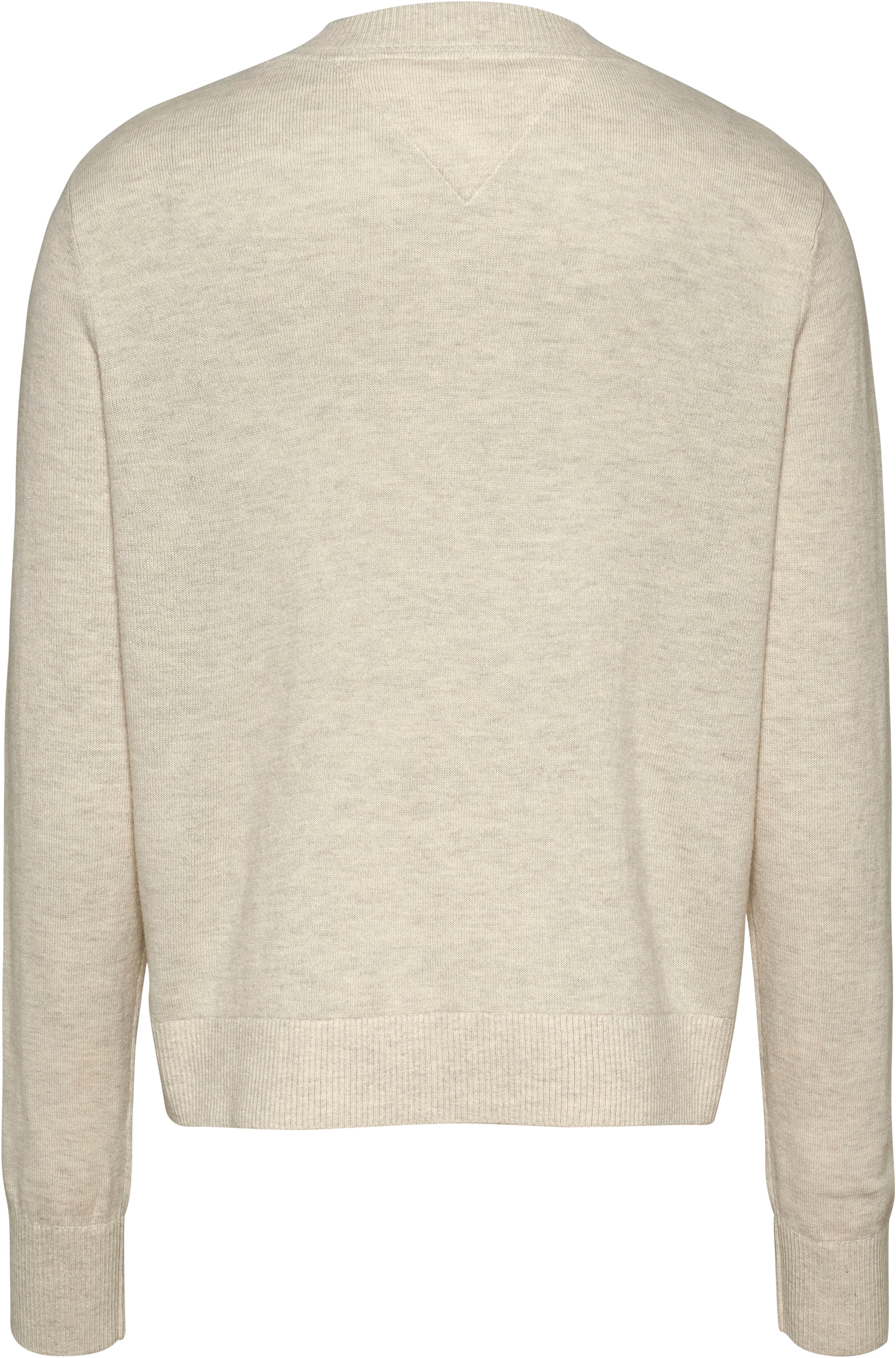 Tommy Jeans Strickpullover »TJW ESSENTIAL CREW NECK SWEATER«, mit Logostickerei