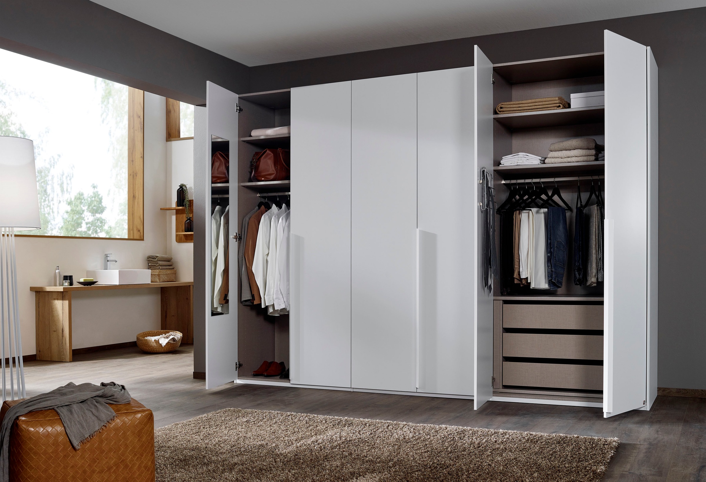 rauch Drehtürenschrank »Purisma« Kleiderschrank Schlafzimmerschrank Schrank, mit umfangreicher Innenausstattung