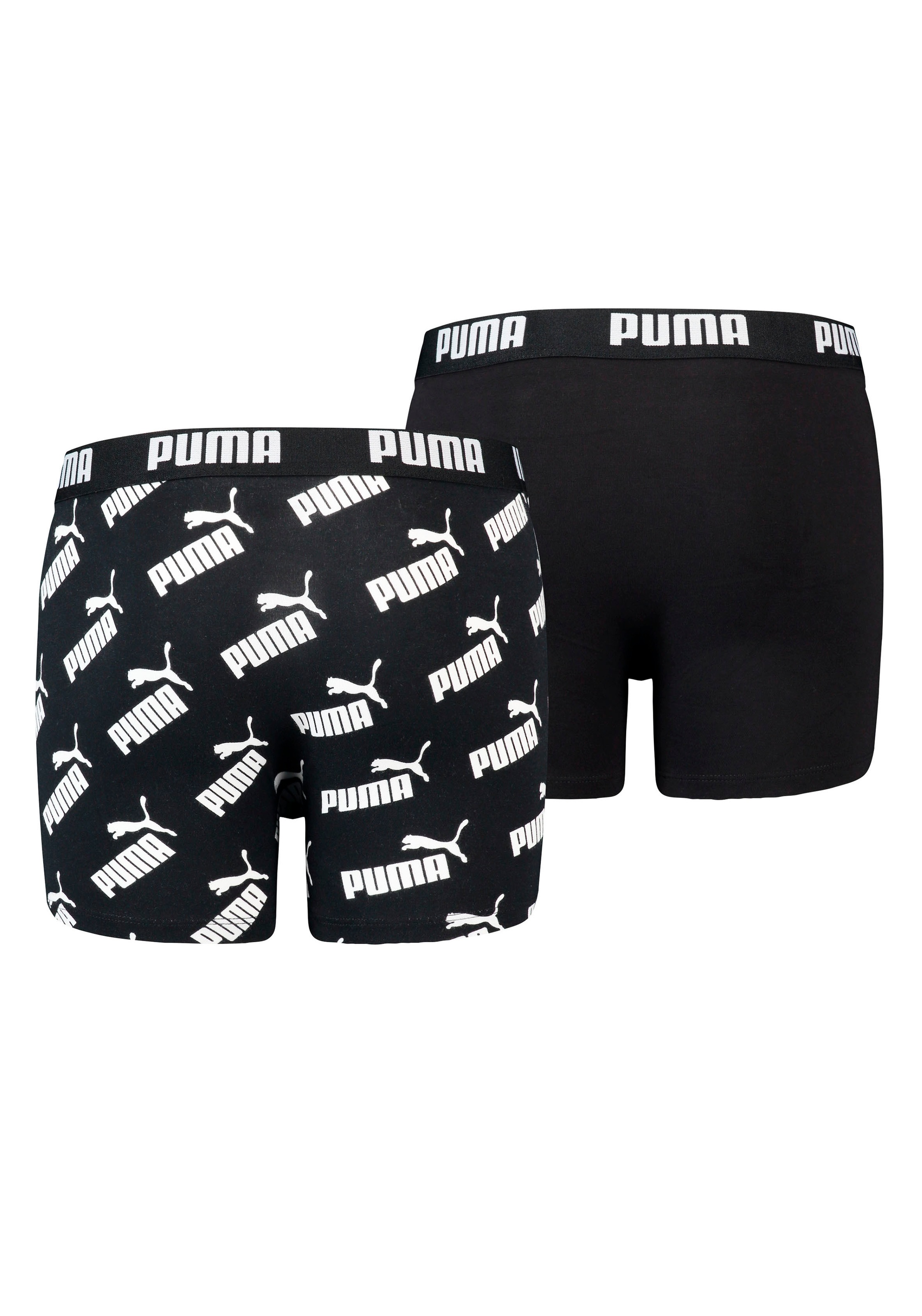 PUMA Boxer, (Packung, 2er-Pack), mit breitem Logobund