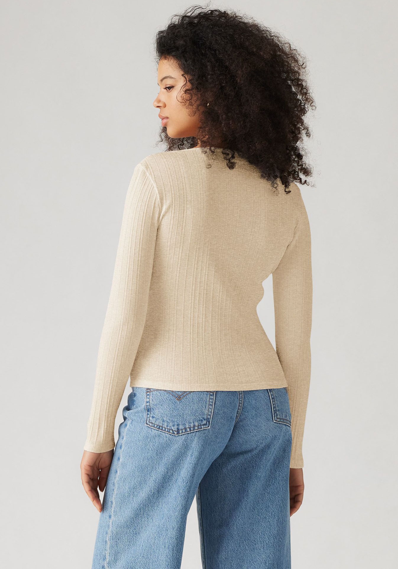 Levi's® Langarmshirt »DRY GOODS VACATIONER LS«, mit Rippstruktur