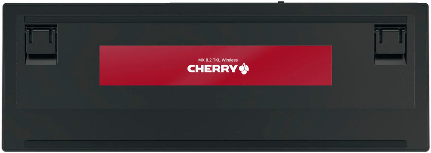 Cherry Tastatur »MX 8.2 TKL Wireless RGB«, (Fn-Tasten-Gaming-Modus-Funktionstasten-ausklappbare Füße-verstellbare Füße-Lautstärkeregler-USB-Anschluss)