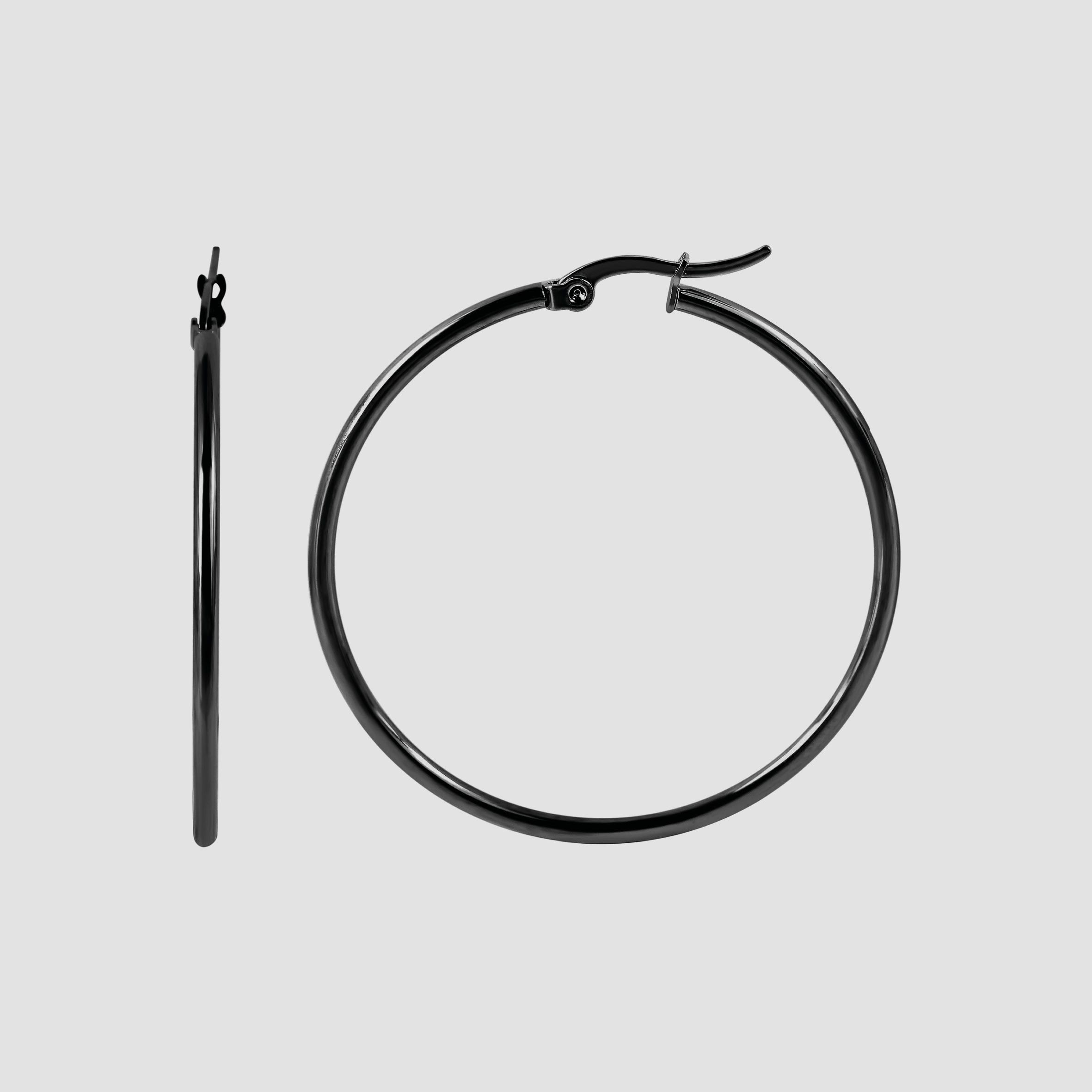 Adelia´s Paar Creolen »Damen Ohrringe ¿ Creole aus Edelstahl«