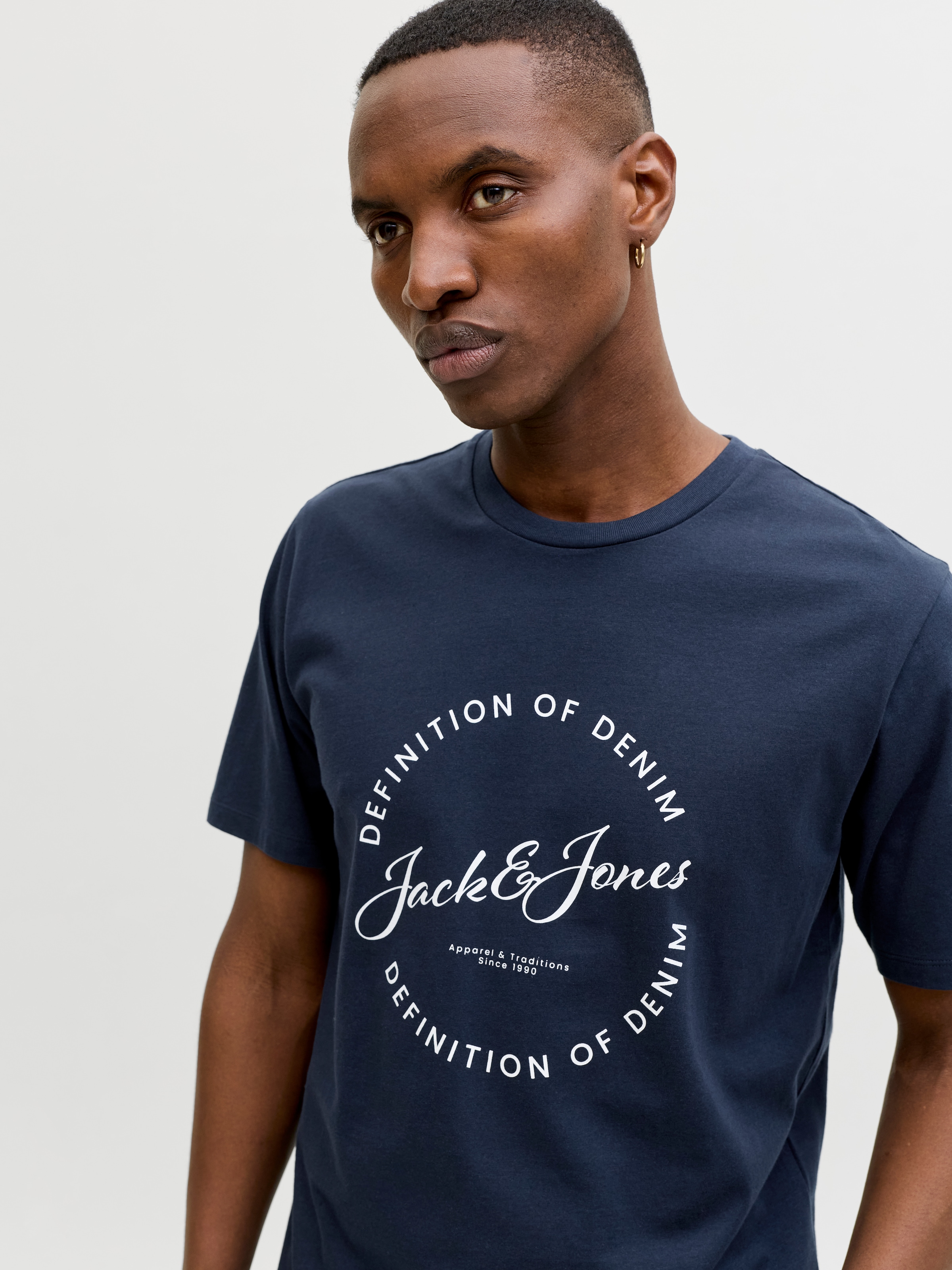 Jack & Jones T-Shirt »JJGRAYSON TEE SS CREW NECK« Baumwolle, regular fit
