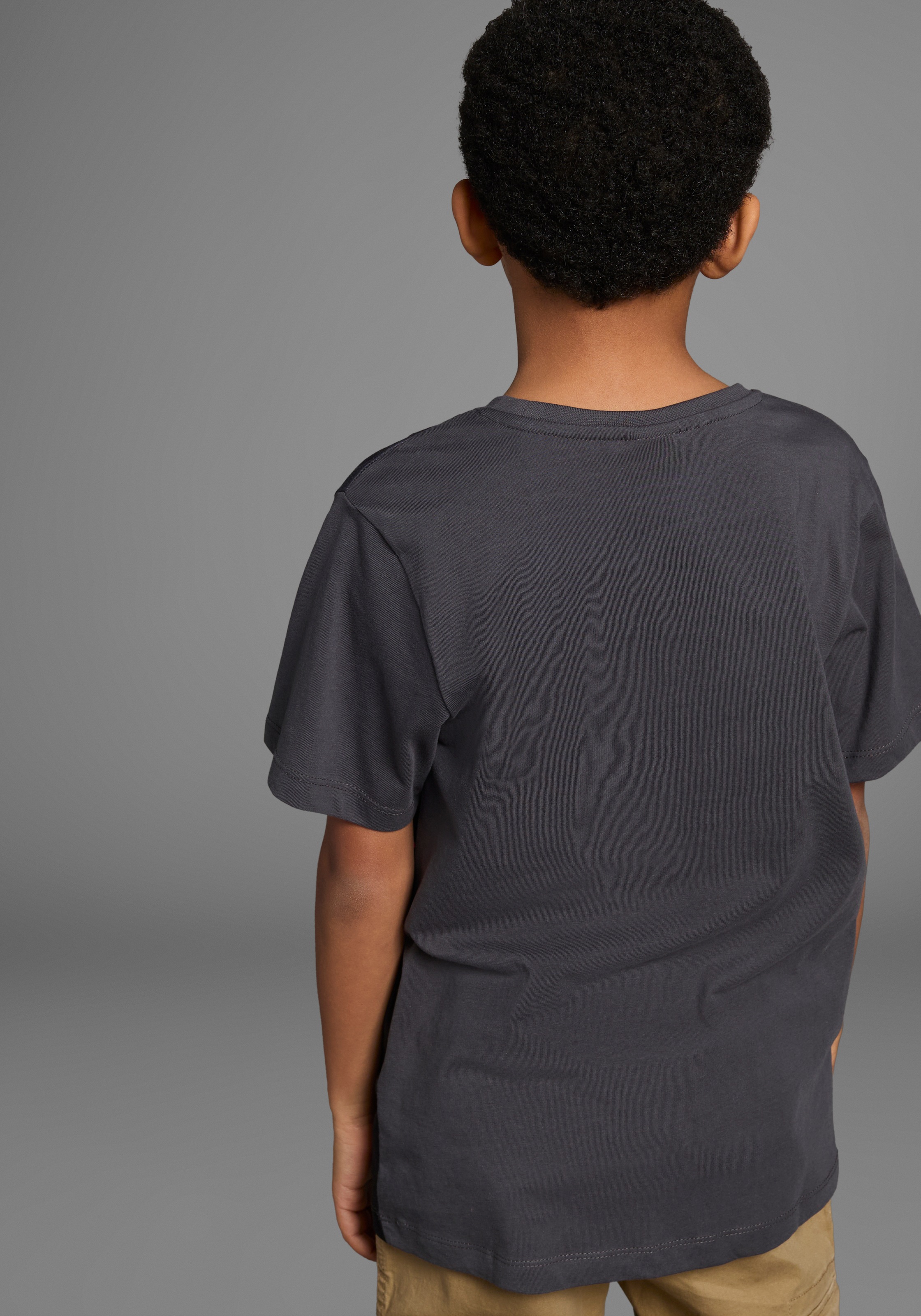 KIDSWORLD T-Shirt »Fotoprint: LITTLE LIZARD«, Kurzarm, Basic-Passform, mit stylischem Druck, Rundhalsausschnitt