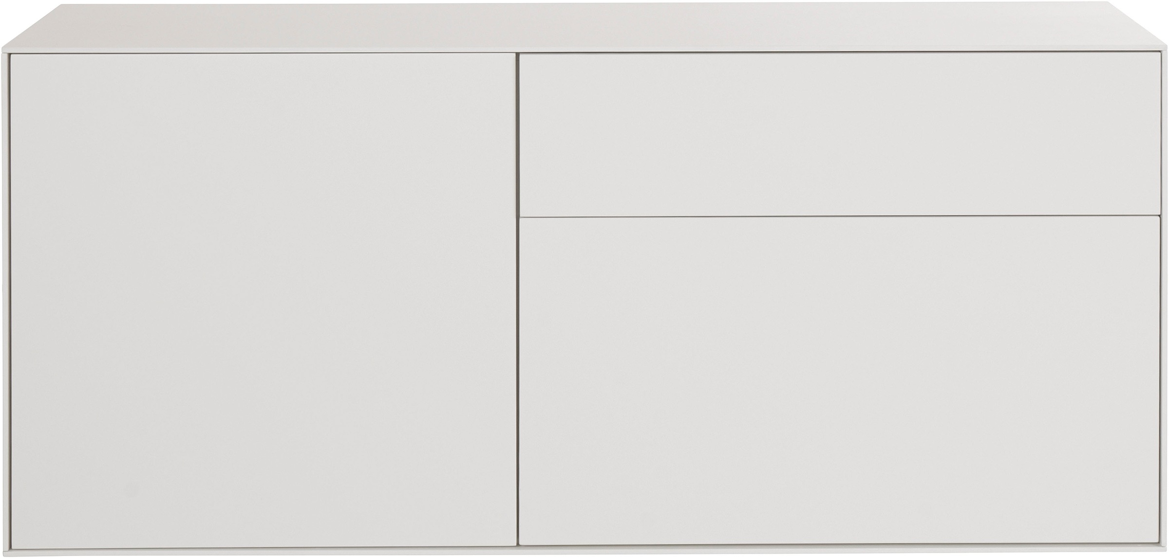 LeGer Home by Lena Gercke Lowboard »Essentials«, Breite: 127 cm, MDF lackiert, Push-to-open-Funktion