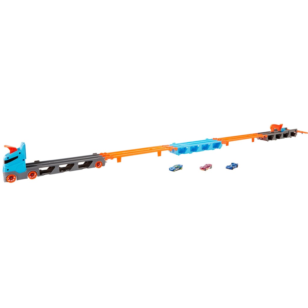 Hot Wheels Spielzeug-Transporter »2-in-1 Rennbahn-Transporter«