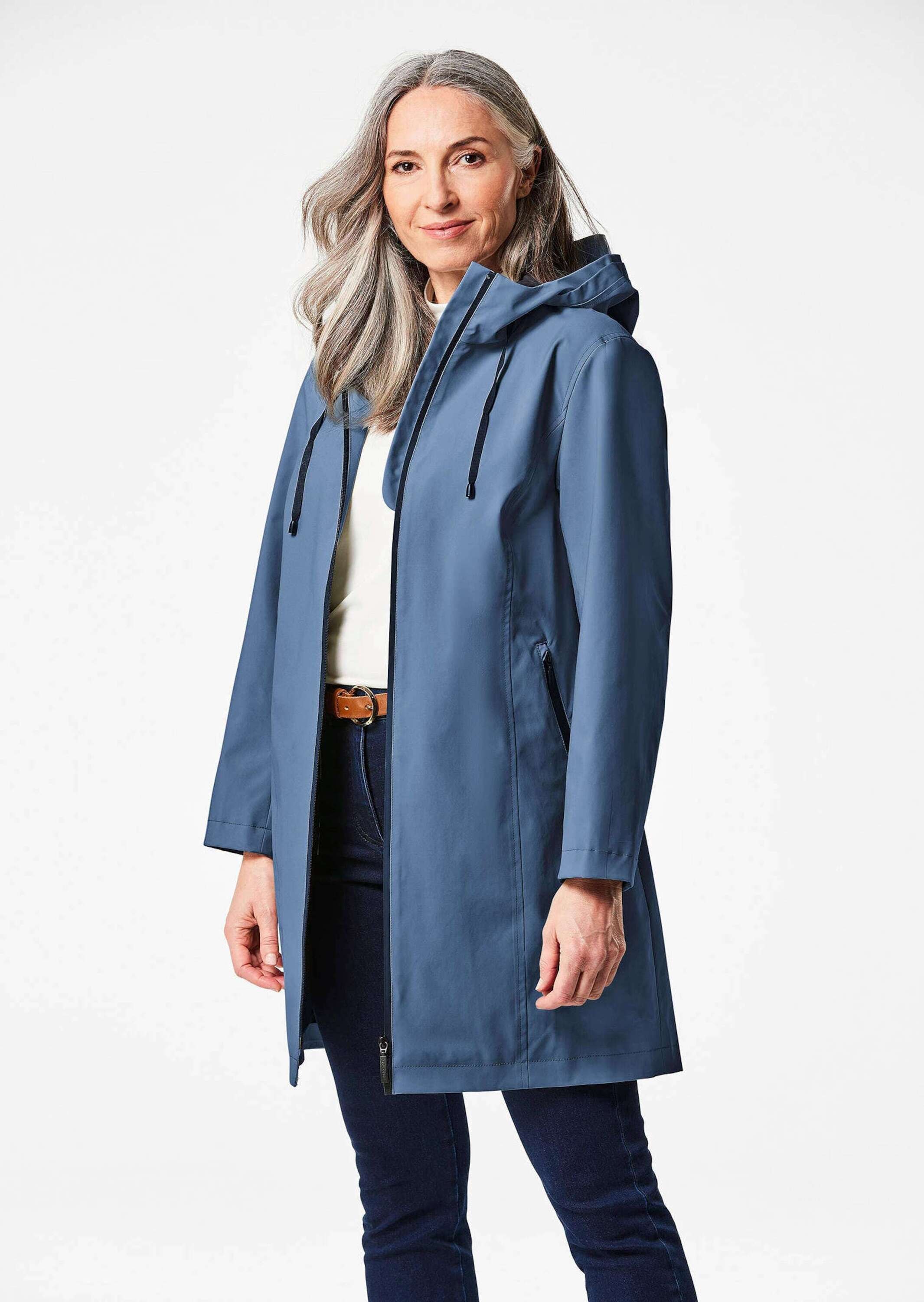 GOLDNER Funktionsjacke »Kurzgröße Wasserdichte Funktionsjacke mit Reflektoren«