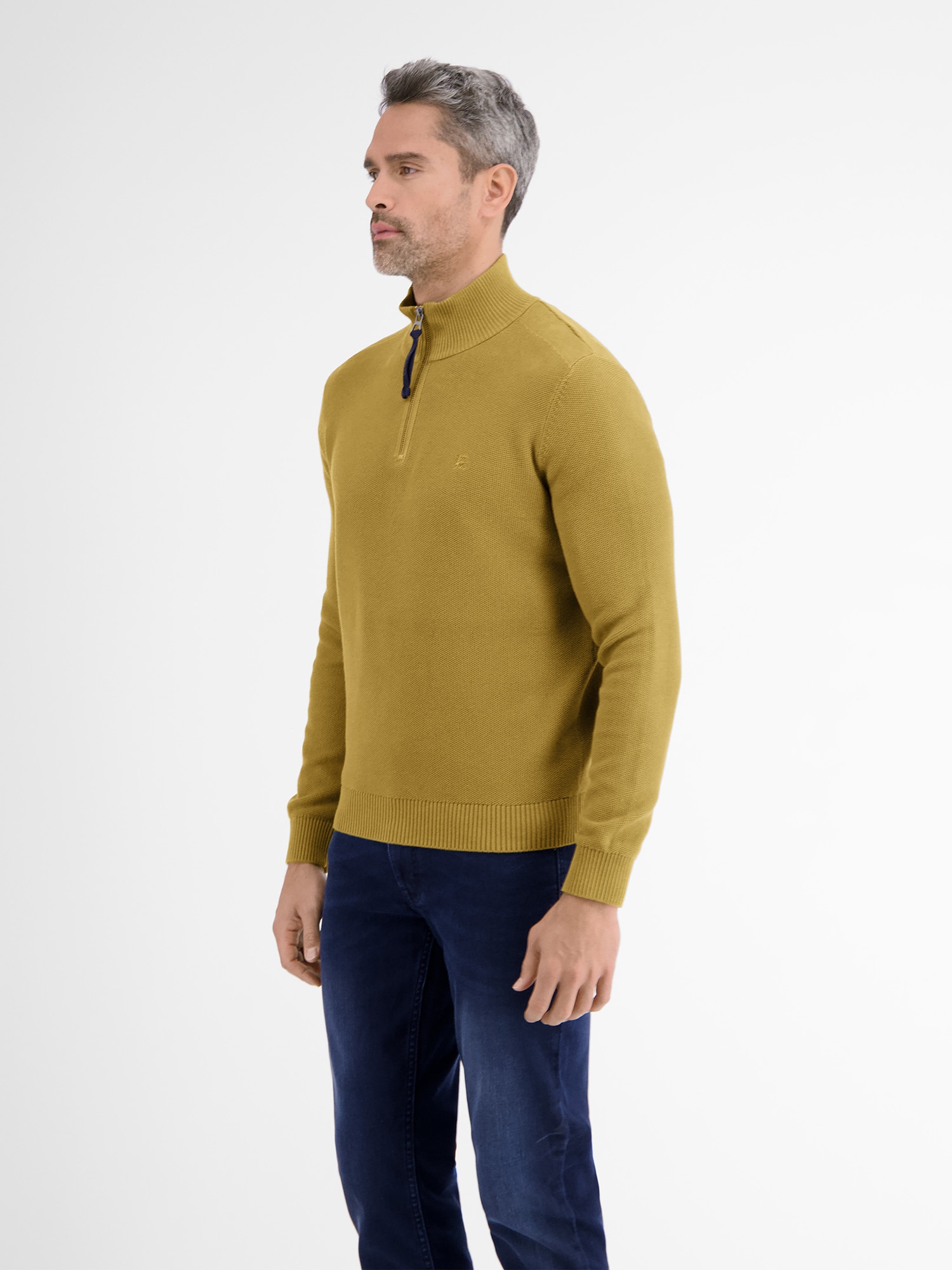 LERROS Strickpullover »LERROS Strickpullover, Troyerstyle«
