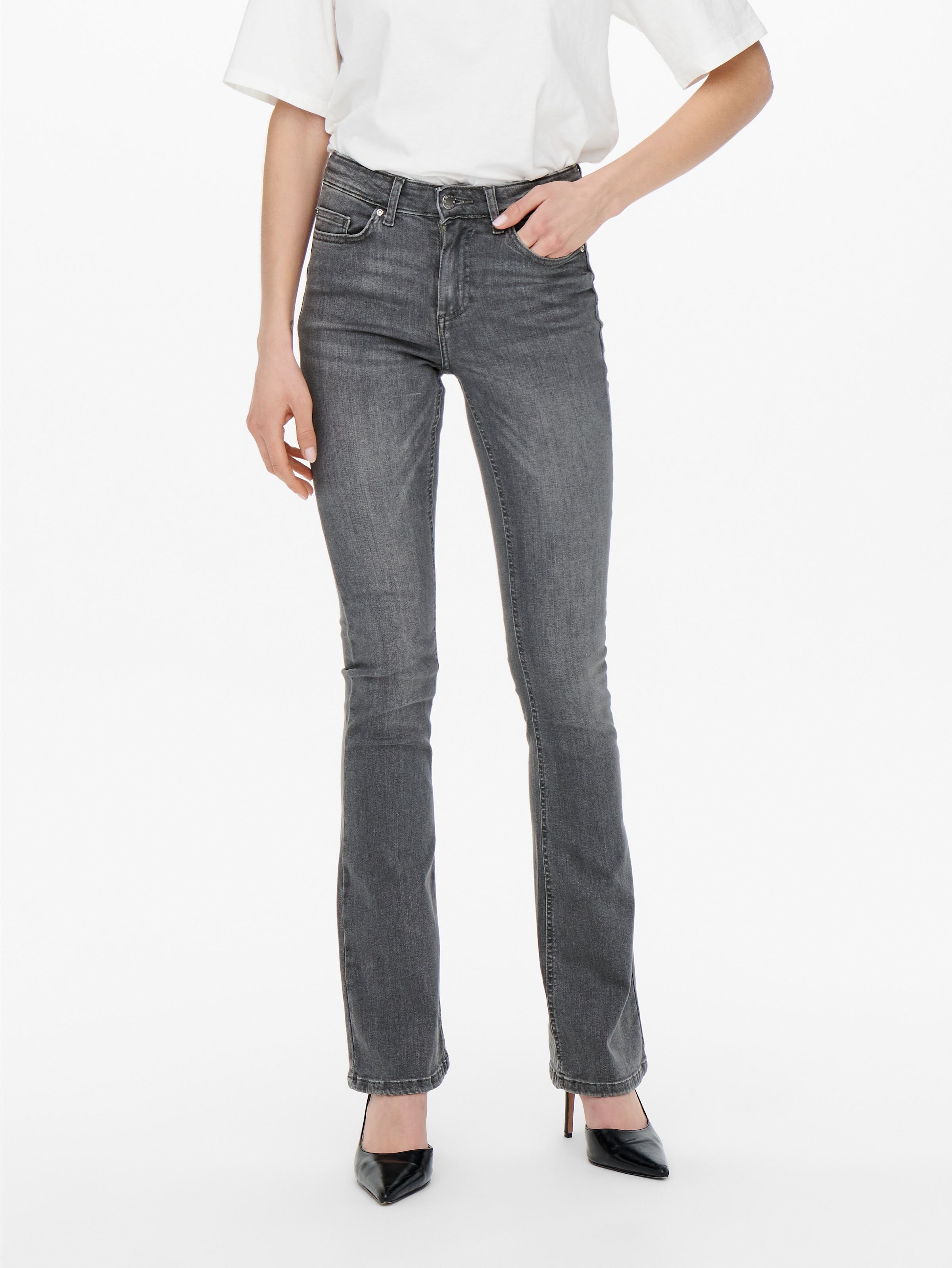ONLY Bootcut-Jeans »ONLBLUSH LIFE MID FLARED«