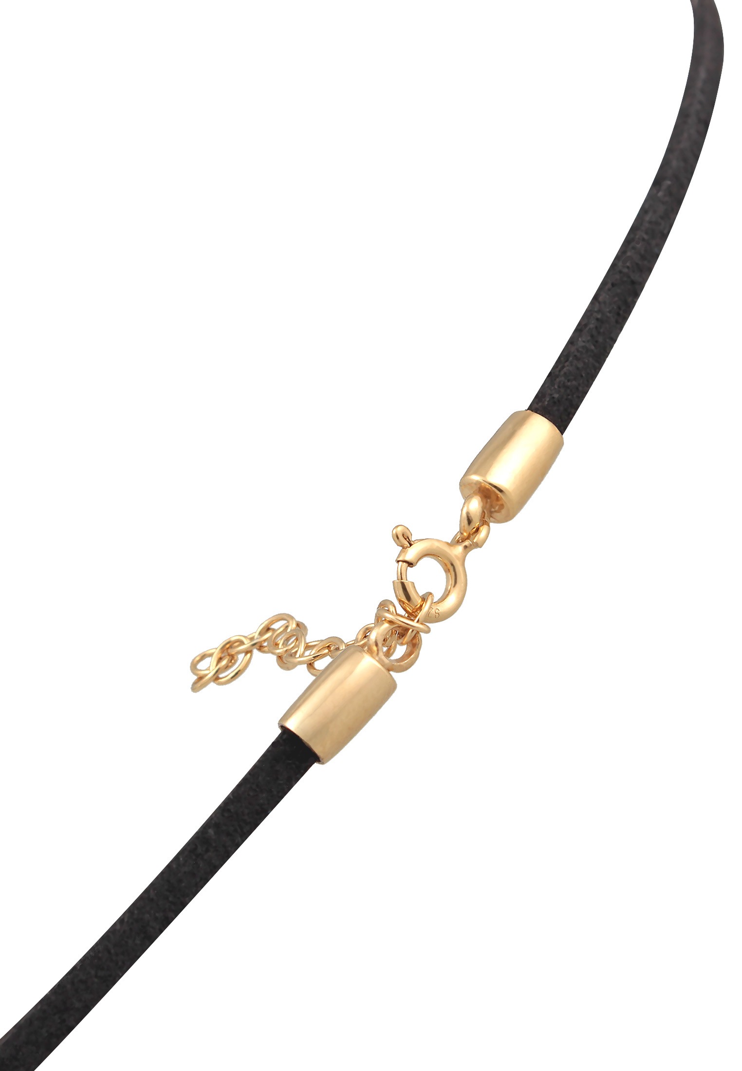 Elli Choker »Halskette Choker Herz Satinband 925 Silber«