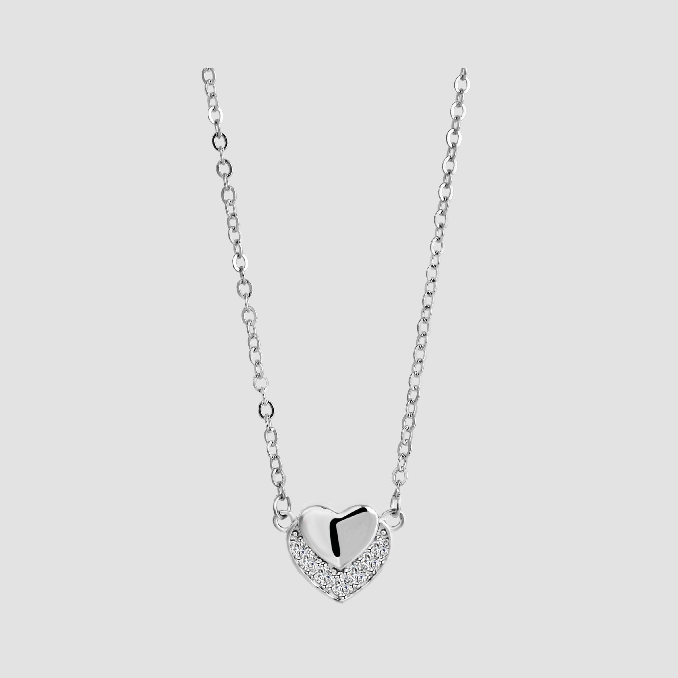 Adelia´s Gliederkette »Damen Halskette aus 925 Silber mit Zirkonia 45 cm«