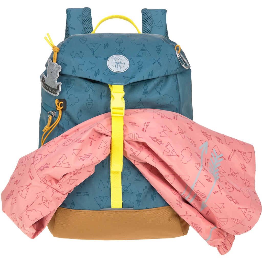 LÄSSIG Kinderrucksack »Adventure, Blue, Big Backpack«, Reflektoren