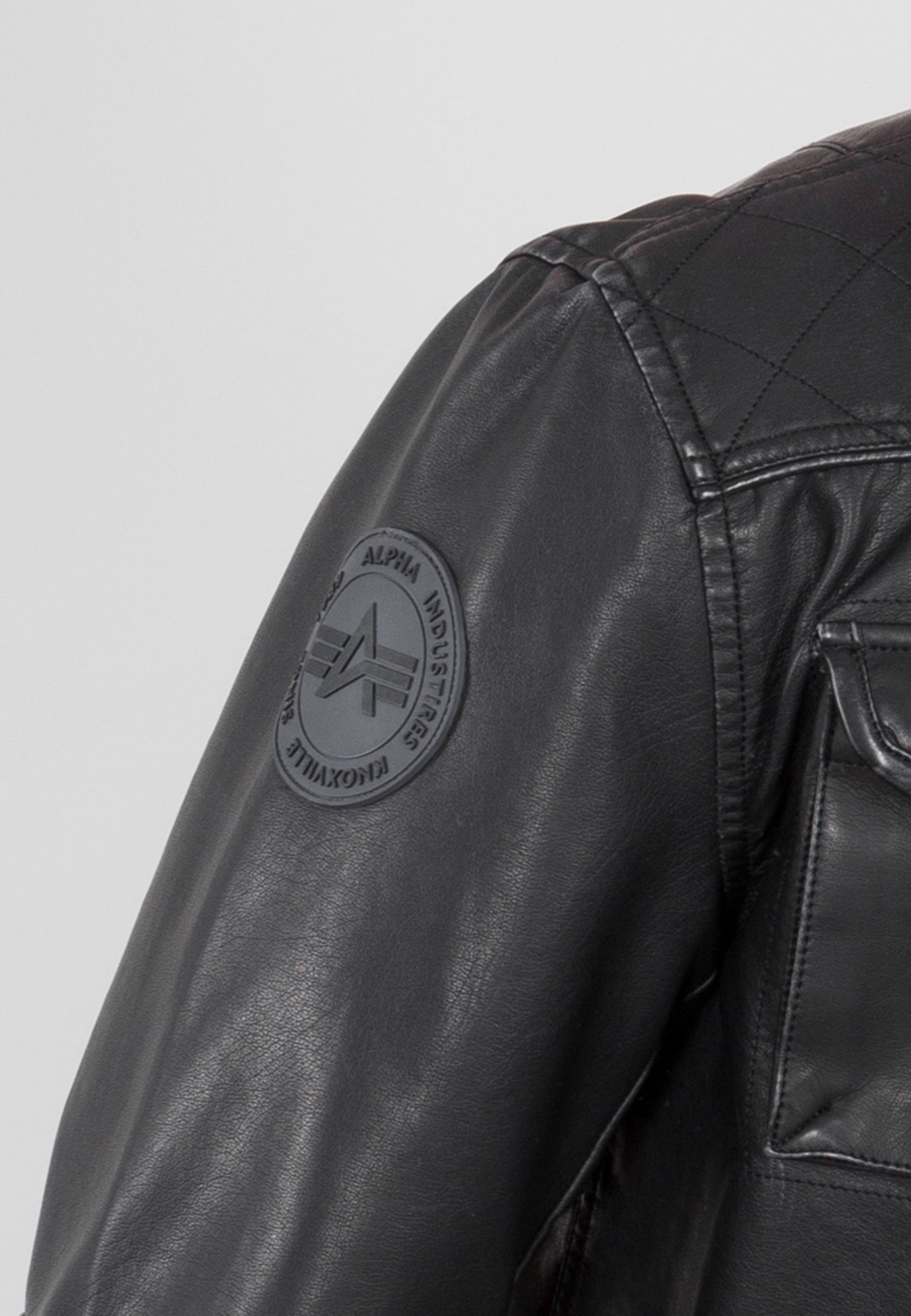 Alpha Industries Lederjacke »Alpha Industries Men - Leather & Faux Jackets  Air Racer« online shoppen bei OTTO