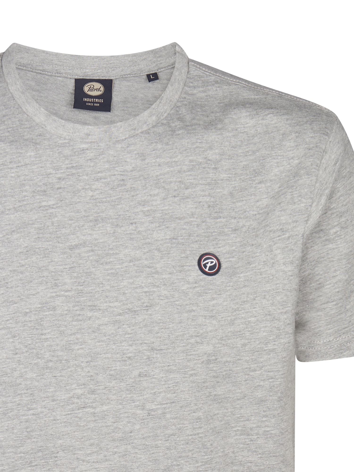Petrol Industries Rundhalsshirt, mit Logo Stickerei
