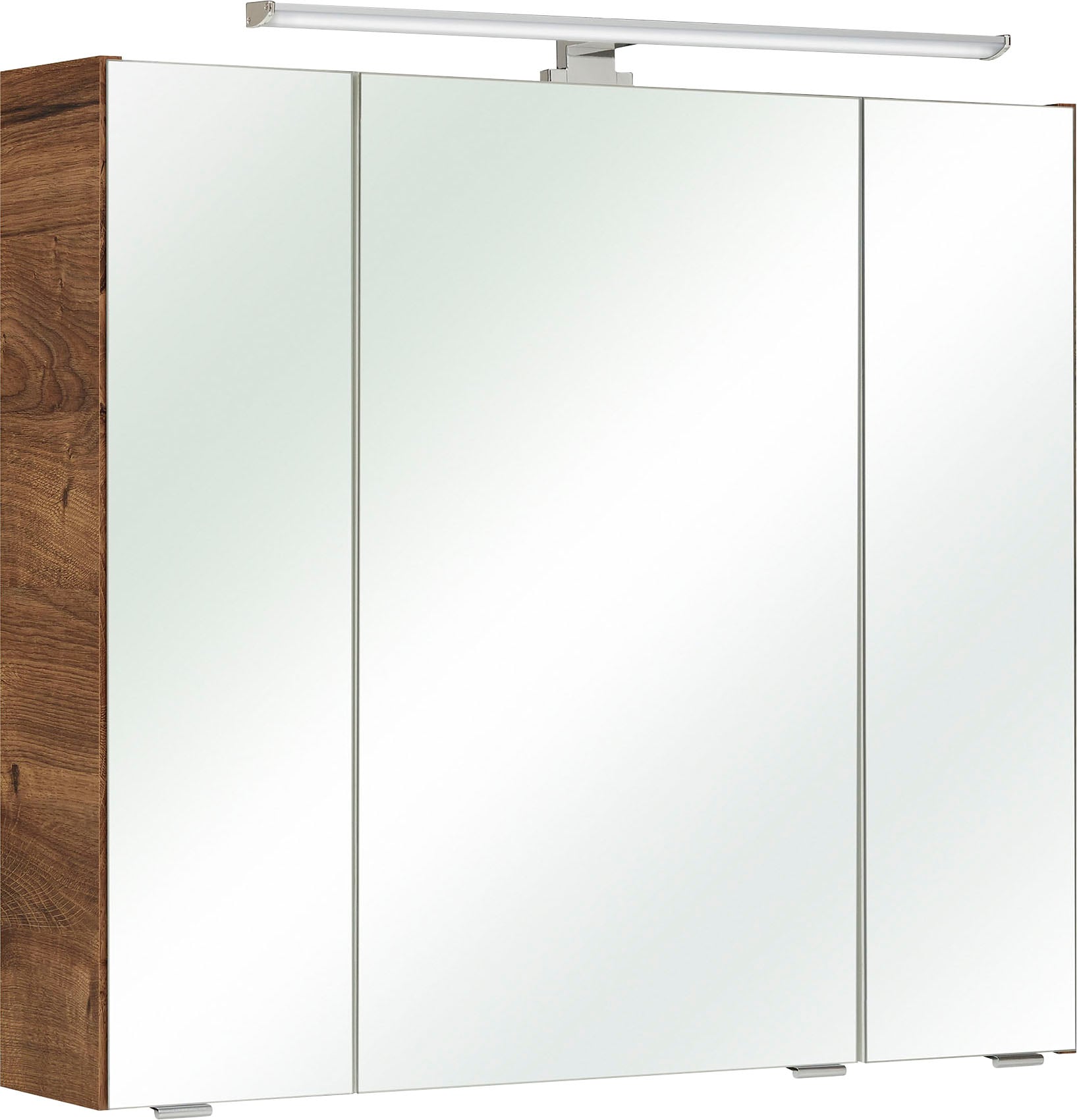 Saphir Spiegelschrank »Quickset Badschrank, 3 Spiegeltüren, 6 Einlegeböden, 80 cm breit«,...