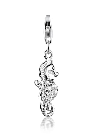Nenalina Charm-Einhänger »Seepferdchen Kristalle Meer 925 Silber« kaufen