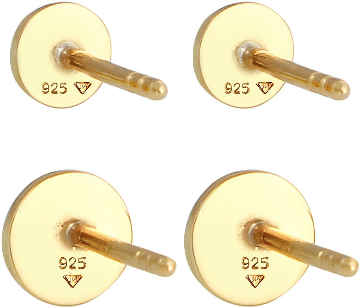 Elli Ohrstecker-Set »Schmuck Geschenk Silber 925 Ohrringe, 0302120521«, (Set, 4 tlg.)