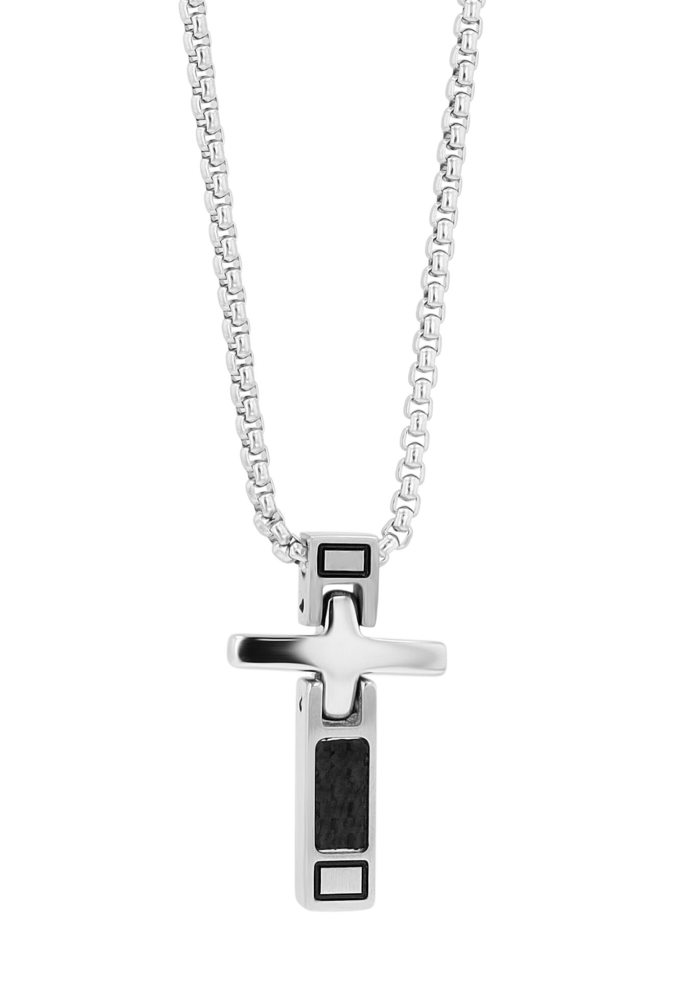 Adelia´s Kette ohne Anhänger »Unisex Halskette mit Anhänger ¿ Kreuz aus Edelstahl«