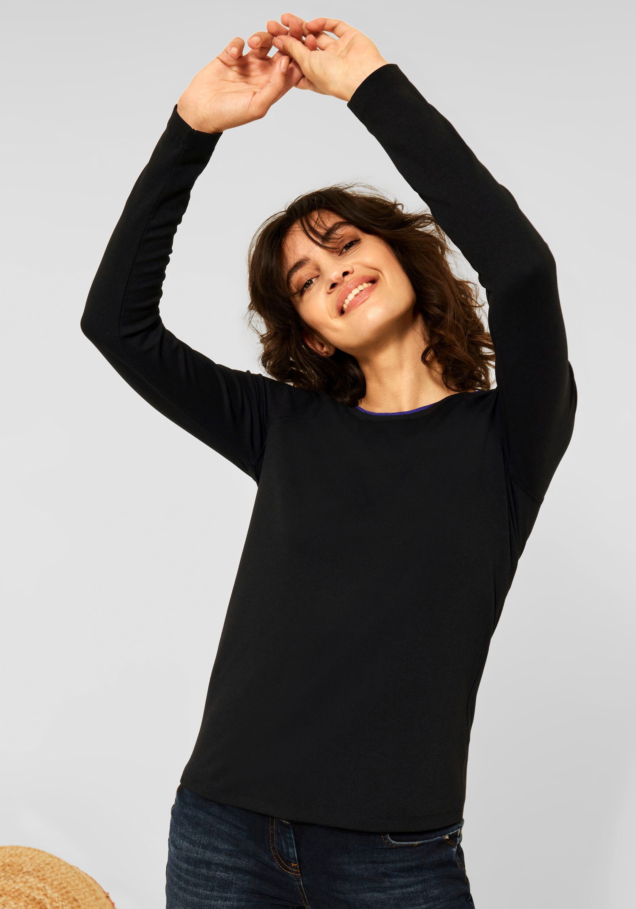 Cecil Langarmshirt, mit Raglanärmeln