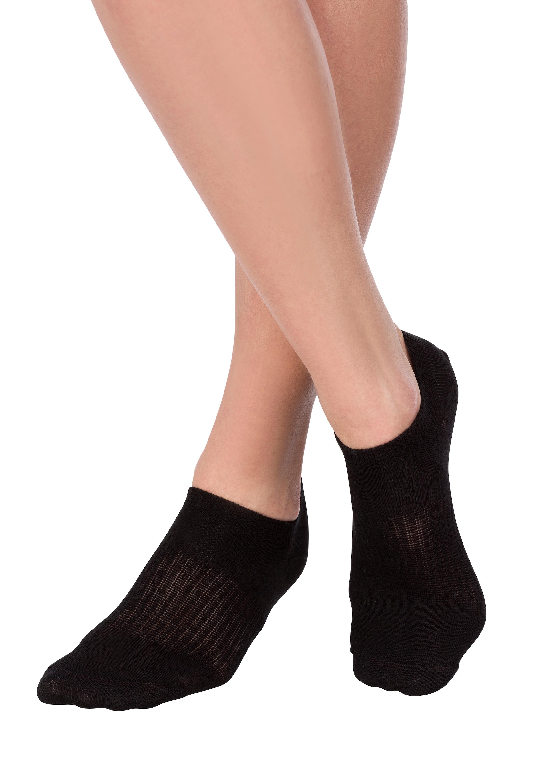 LASCANA ACTIVE Sneakersocken, (Set, 7 Paar), mit Mittelfußgummi