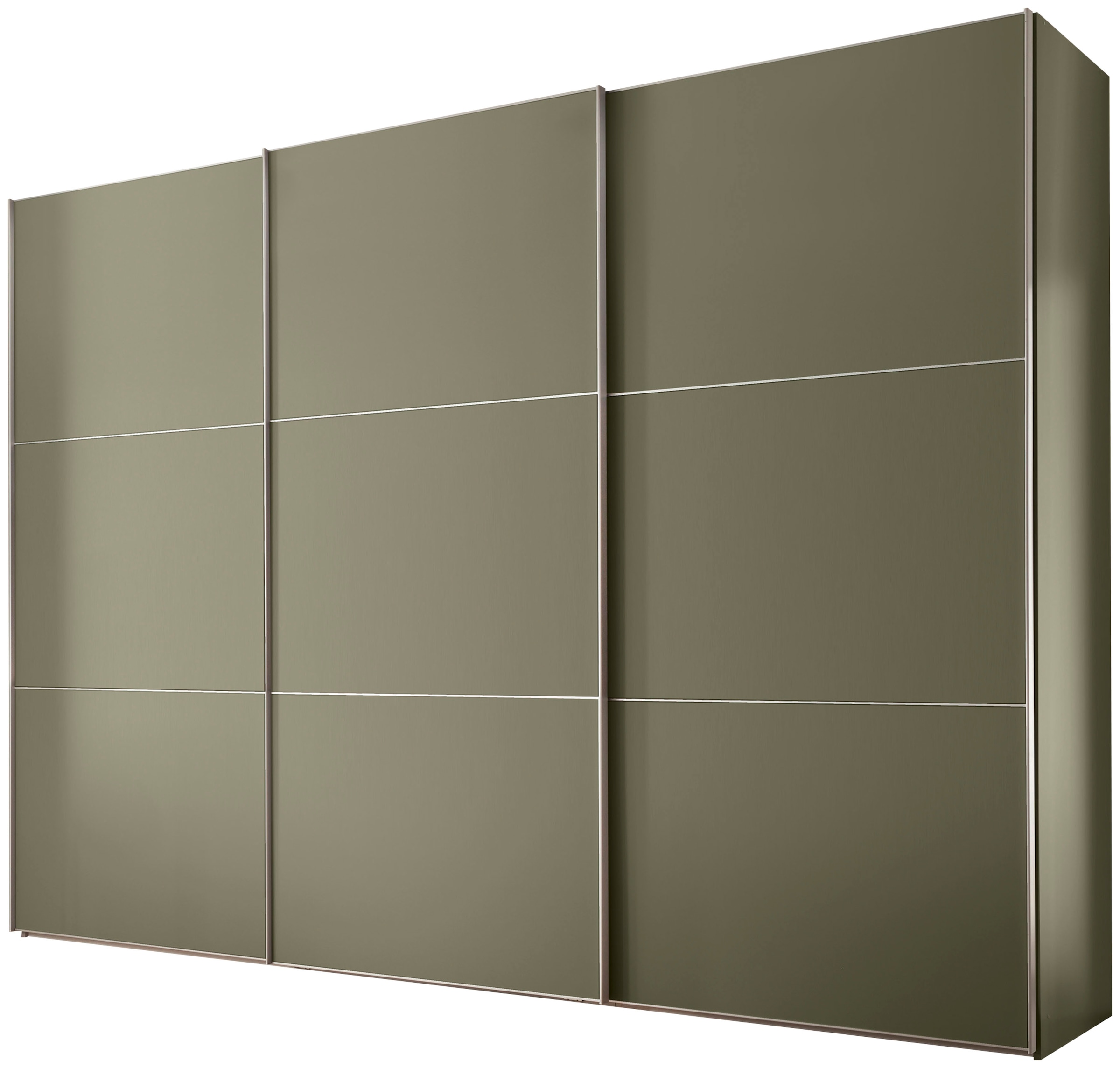 STAUD Schwebetürenschrank »Includo, kurze Lieferzeit: "Premium Variante in Weiß in 249cm Breite"« 3 Breiten (ca. 250, 280 oder 300cm), Höhe 222cm, 