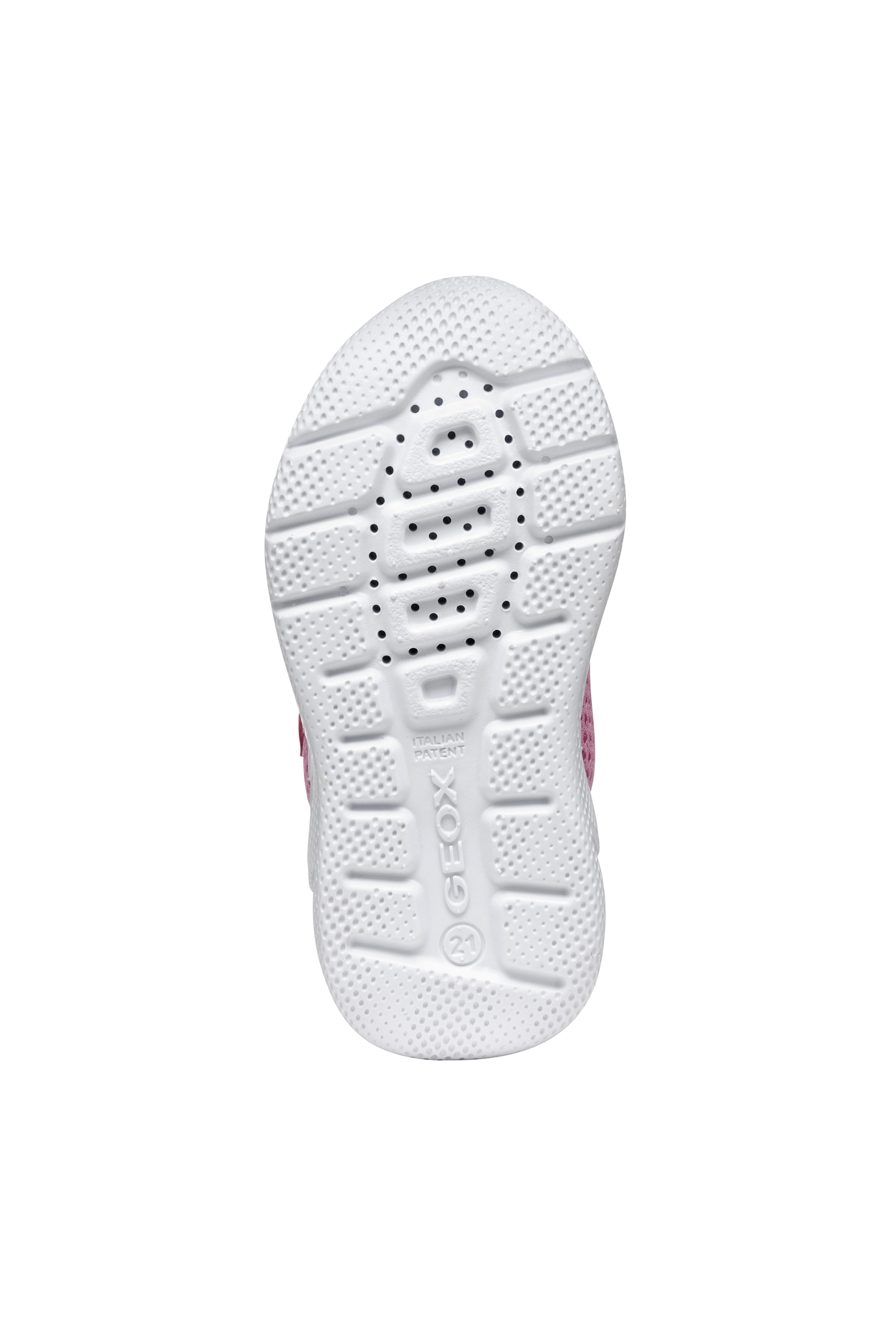 Geox Lauflernschuh »B SPRINTYE GIRL«  Babyschuh mit elastischen Schnürsenkeln, Größenschablone zum Download