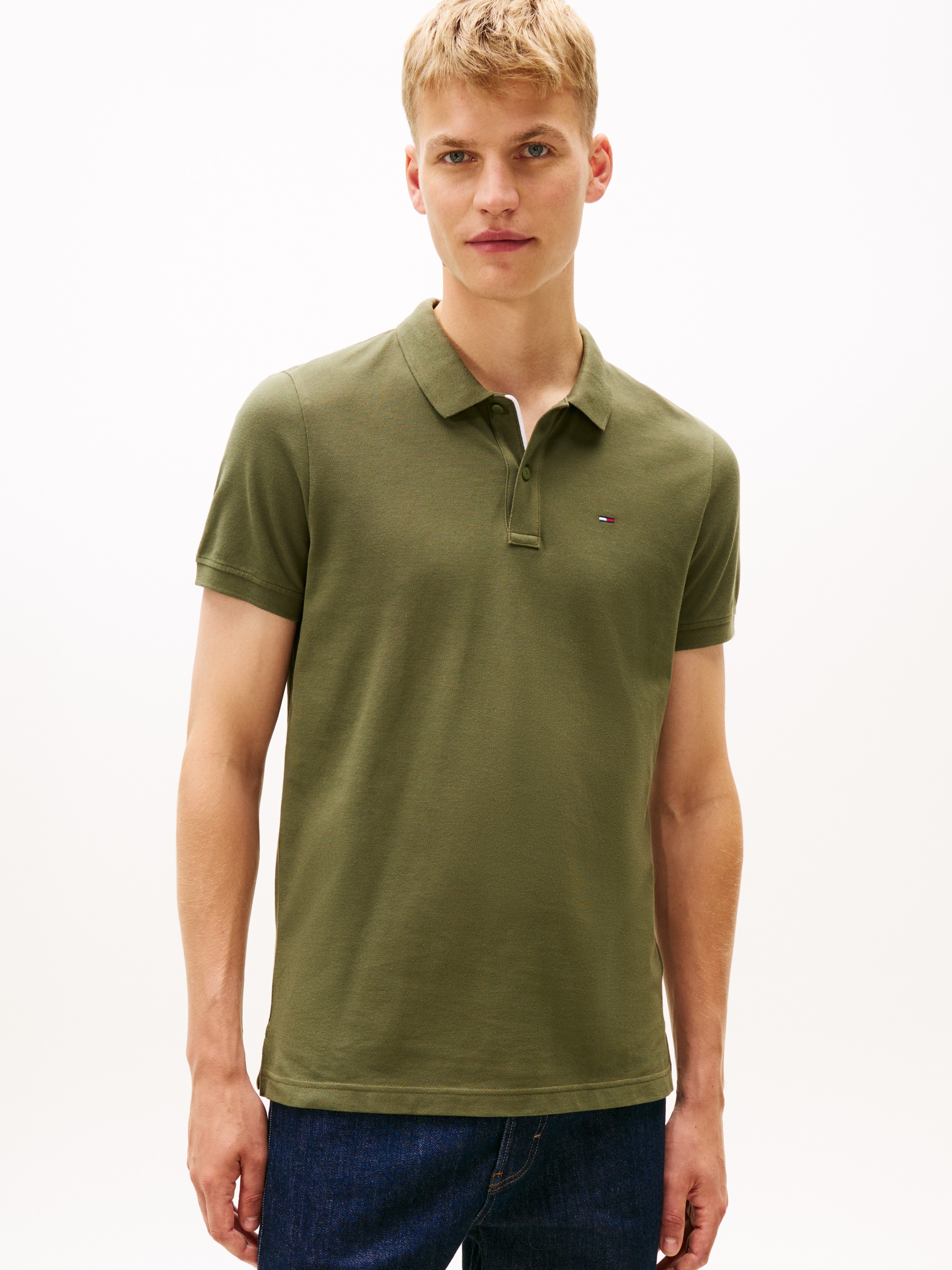 Tommy Jeans Poloshirt »TJM SLIM PLACKET POLO EXT«