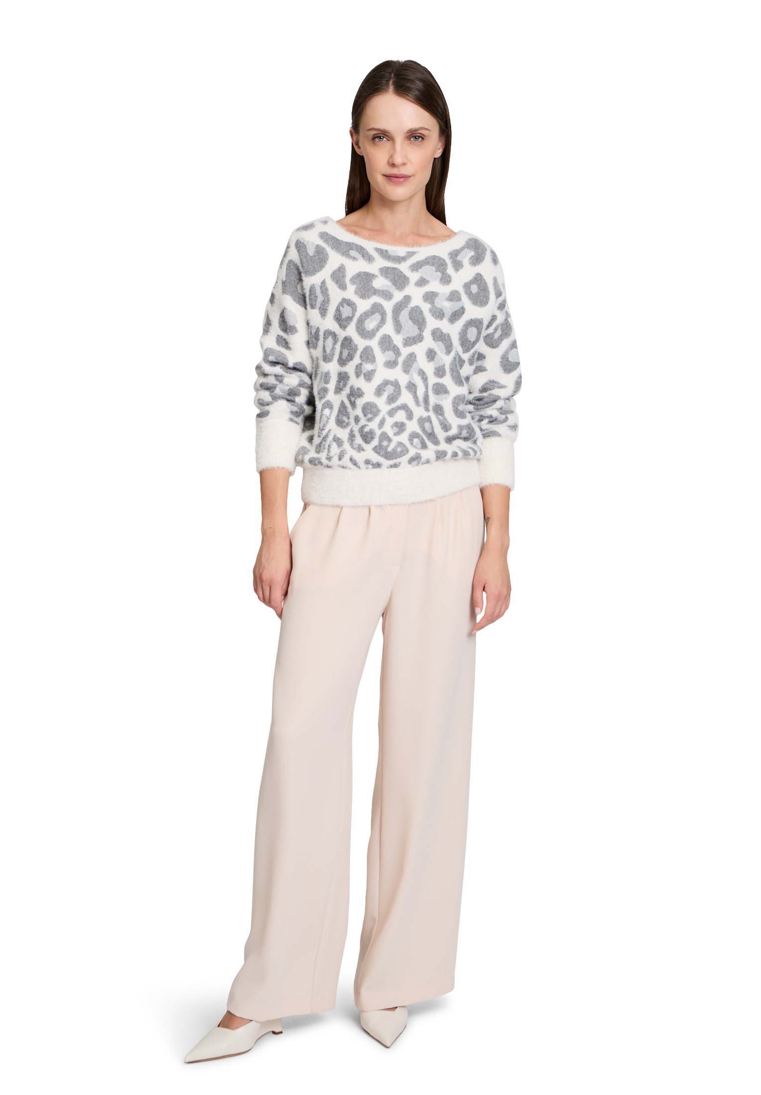 Betty&Co Strickpullover »Strickpullover mit U-Boot-Ausschnitt«