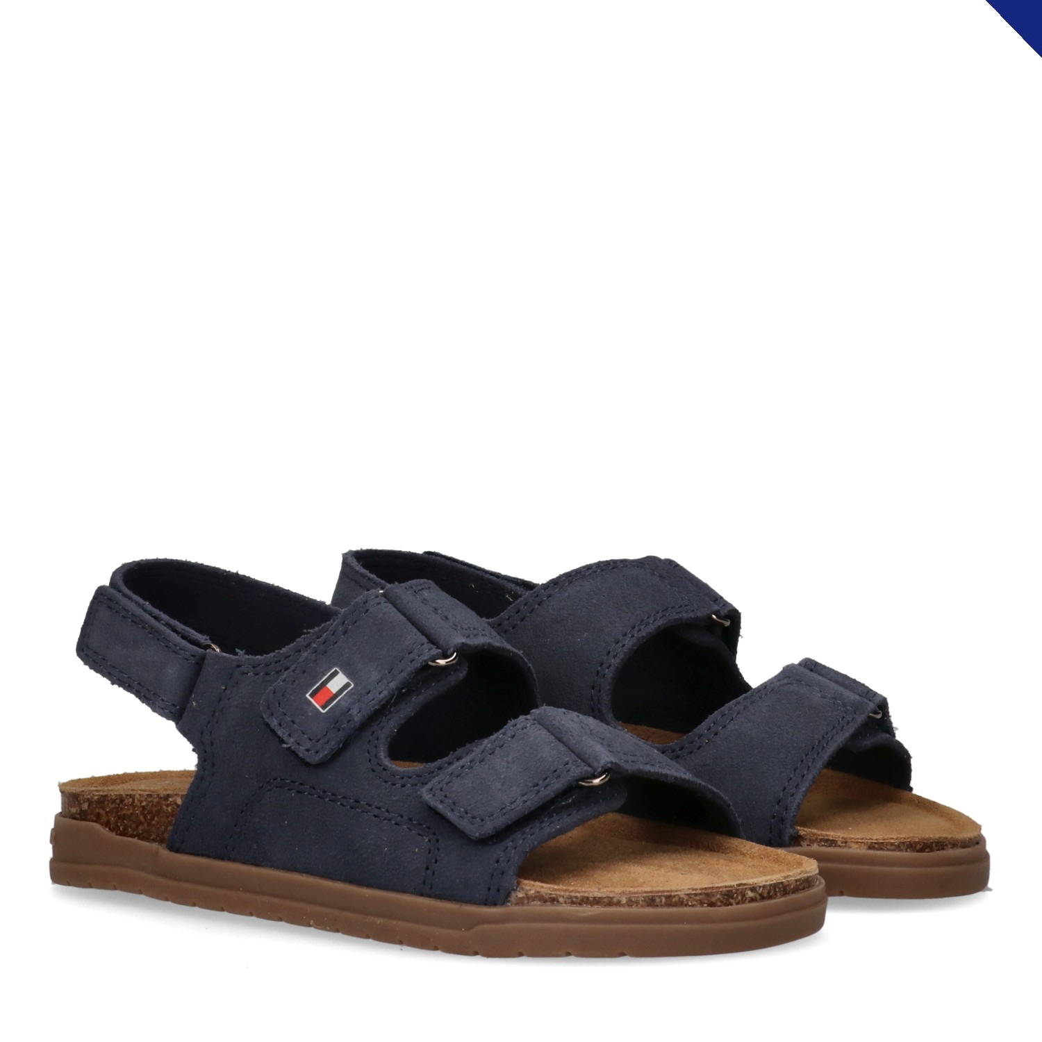 Tommy Hilfiger Sandale  Barfußschuh, Sommerschuh mit drei regulierbaren  Klettverschlüssen