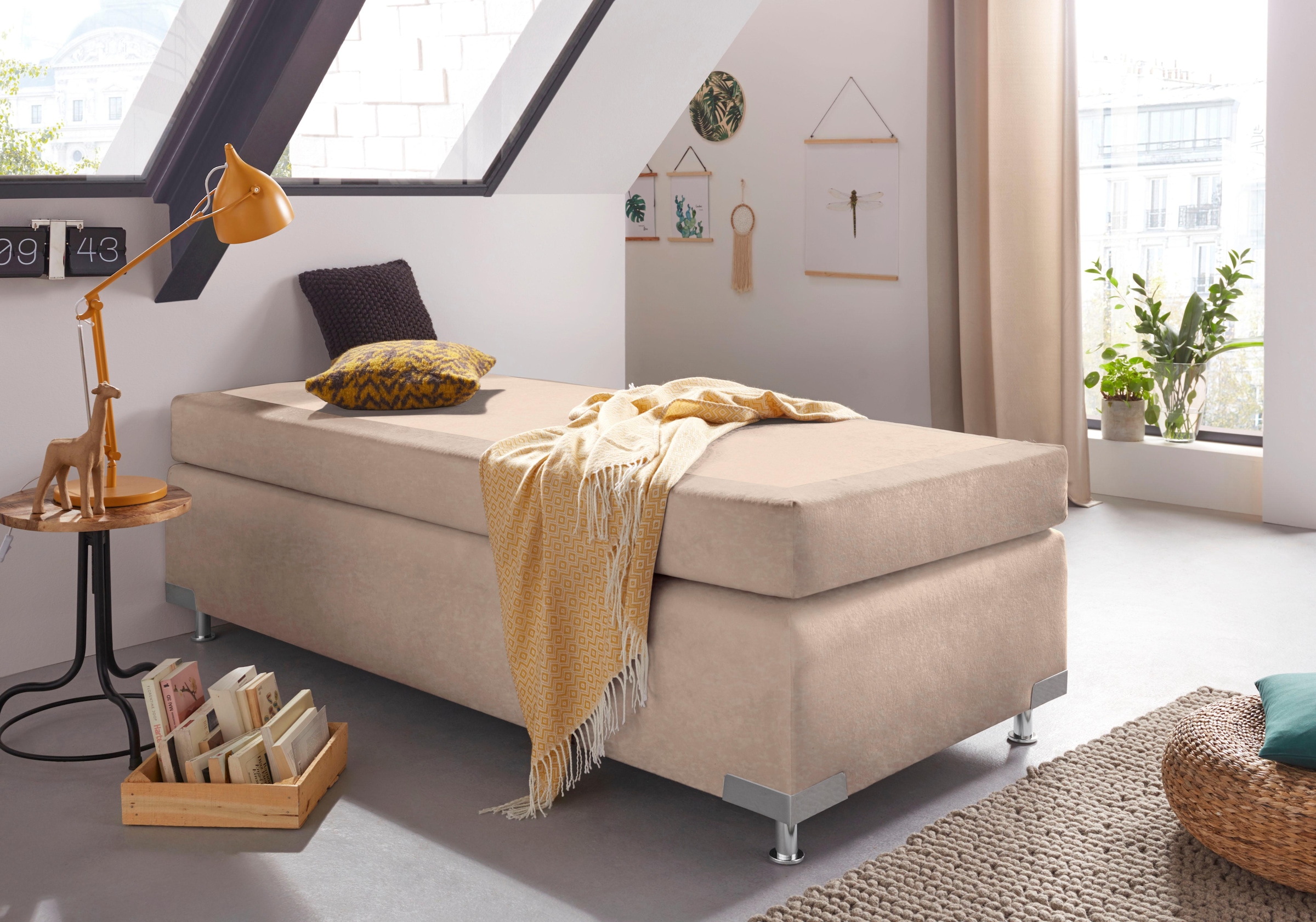Westfalia Schlafkomfort Boxspringbett »Holland« ohne Kopfteil, frei im Raum stellbar