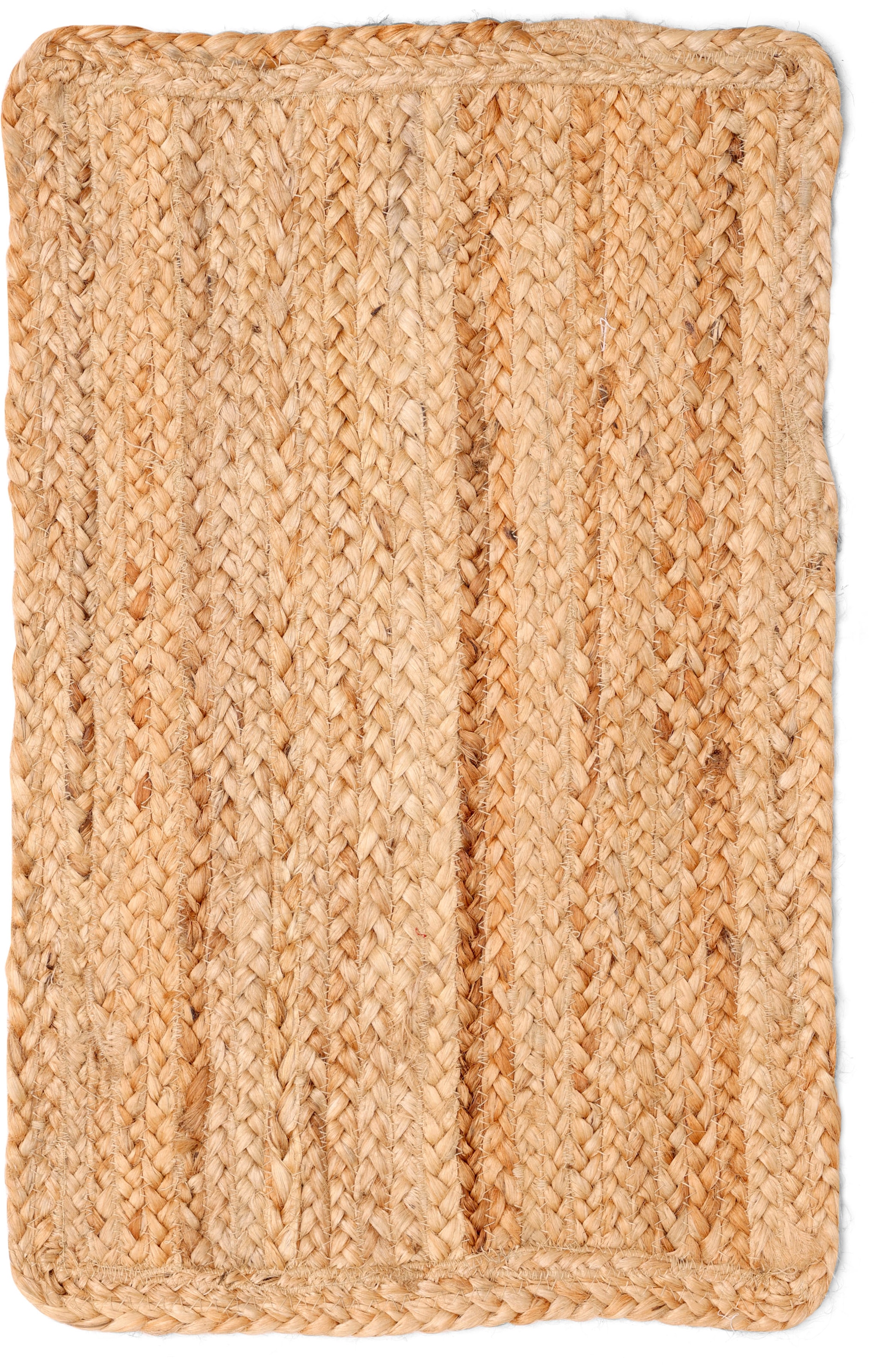 Myflair Möbel & Accessoires Teppich »Lola« rechteckig 10 mm Höhe Juteteppich, Wendeteppich, handgeflochten, 100% Naturfaser, Boho-Style