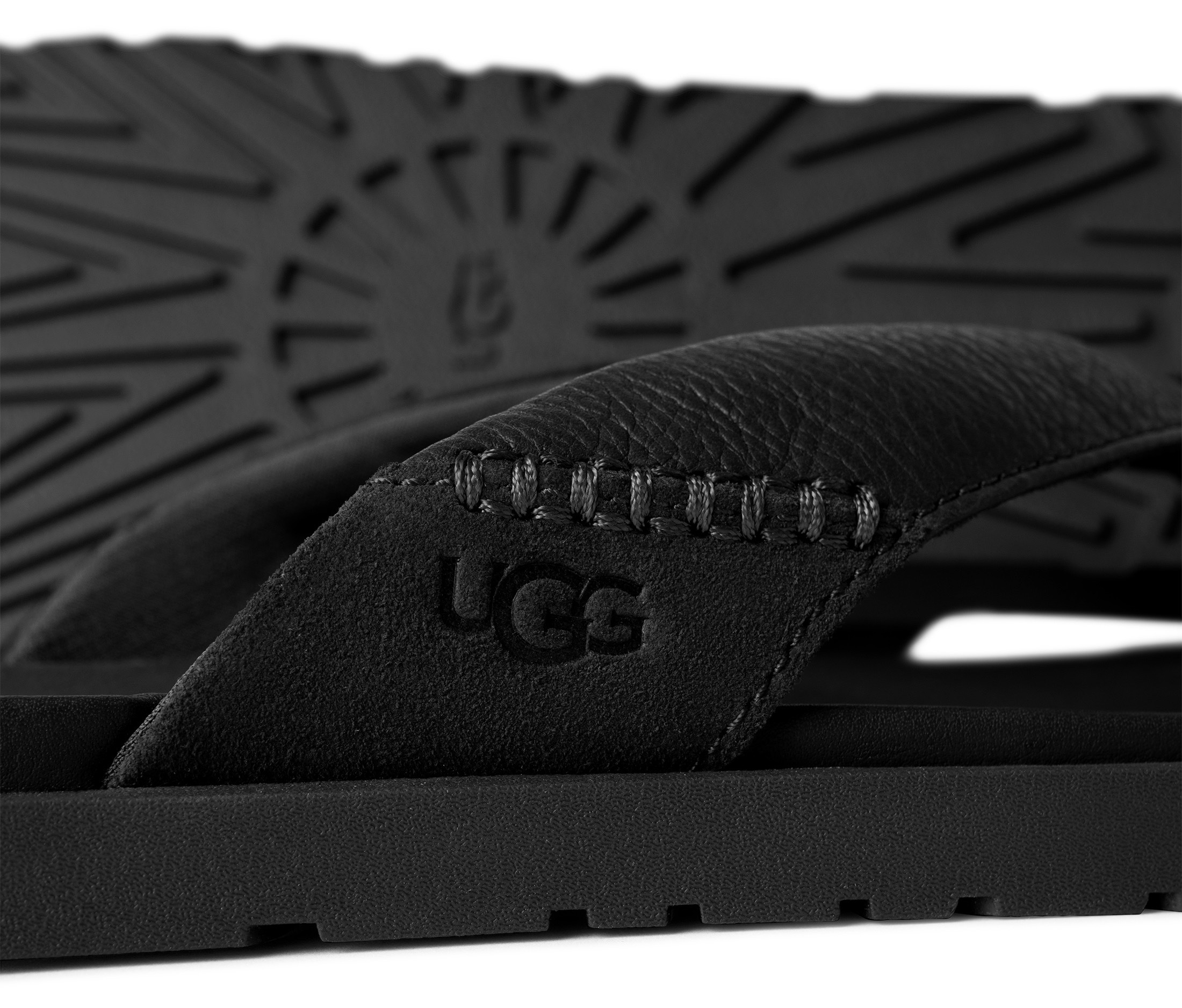 UGG Zehentrenner »Seaside II Flip«, Pool Slides, Sandale, Flats mit weichem Fußbett