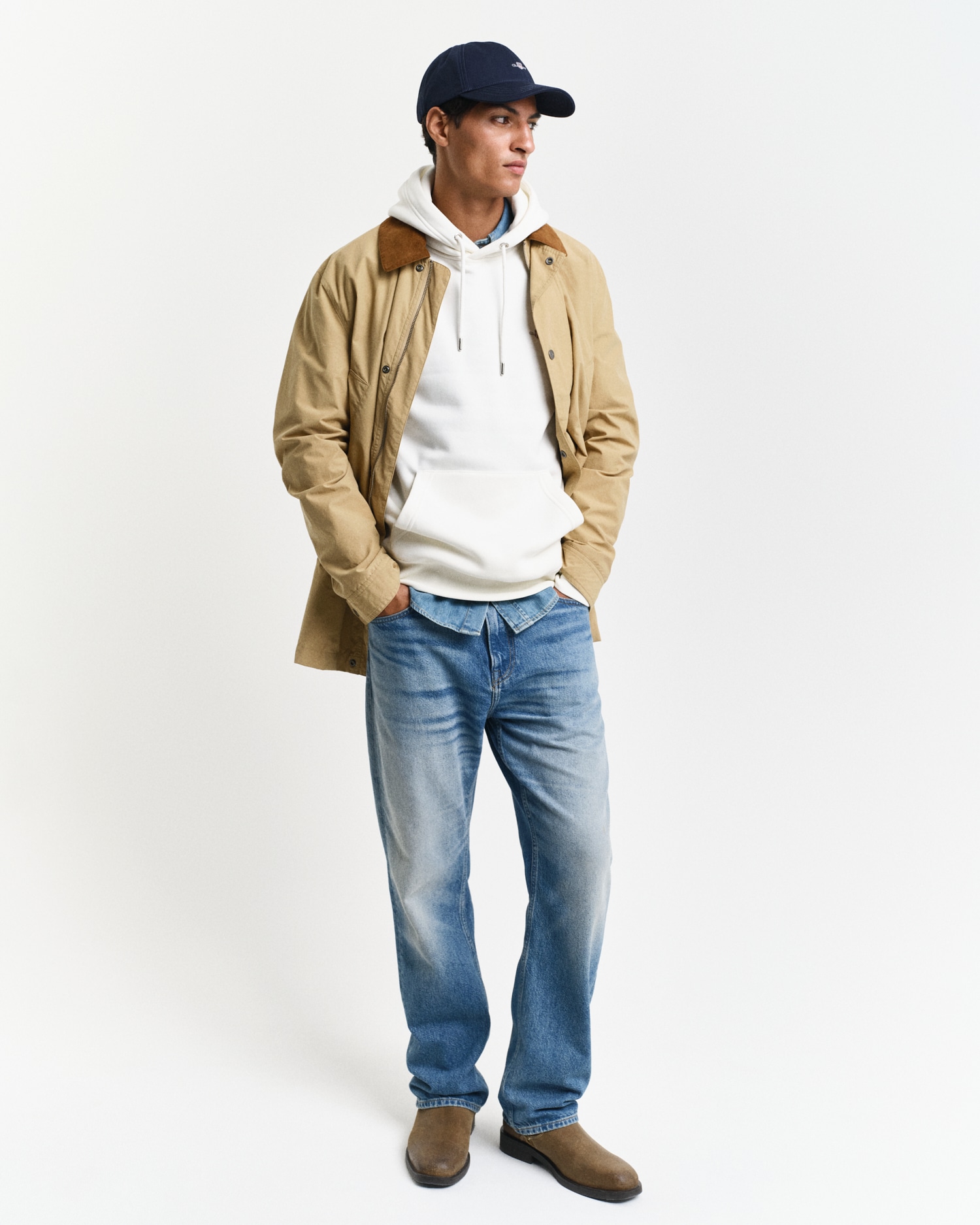 Gant Hoodie »REG SHIELD HOODIE«, mit Logostickerei auf der Brust