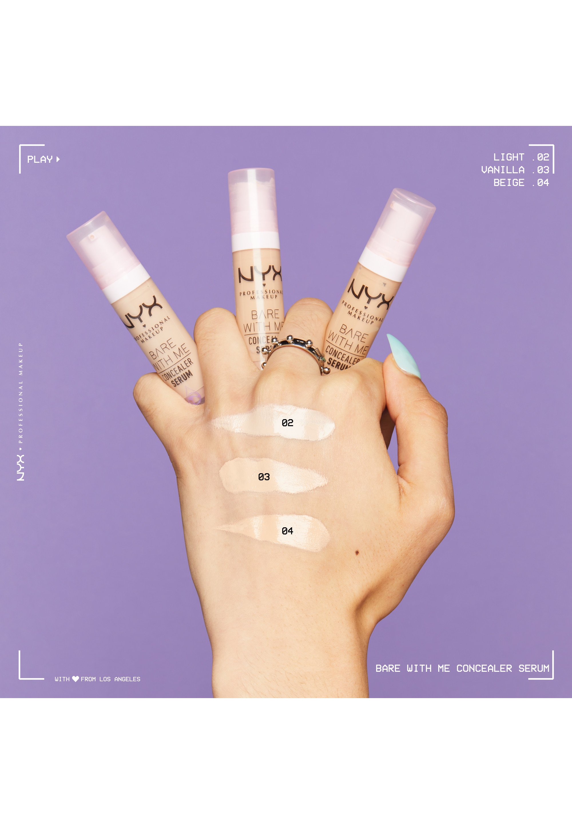 NYX PROFESSIONAL MAKEUP Concealer »Bare With Me Concealer Serum« mittlere Deckkraft, kaschiert, rote oder entzündete Hautstellen