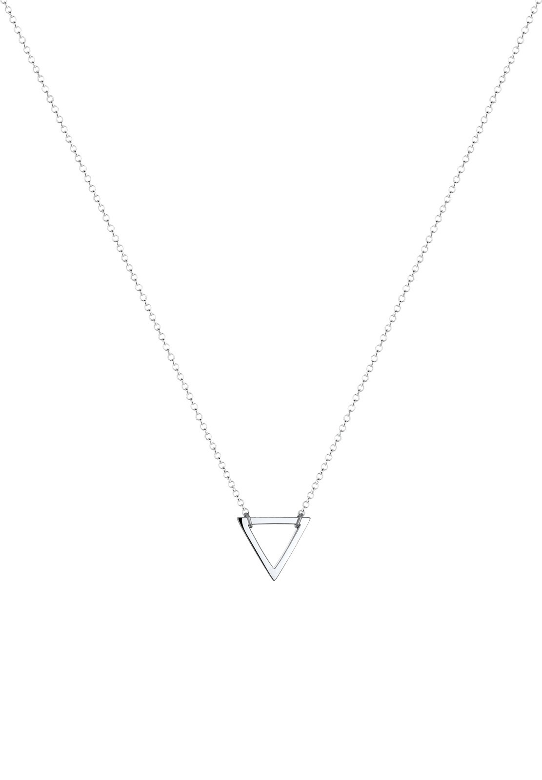Elli Kette mit Anhänger »Halskette Dreieck Geo Anhänger 925 Silber«