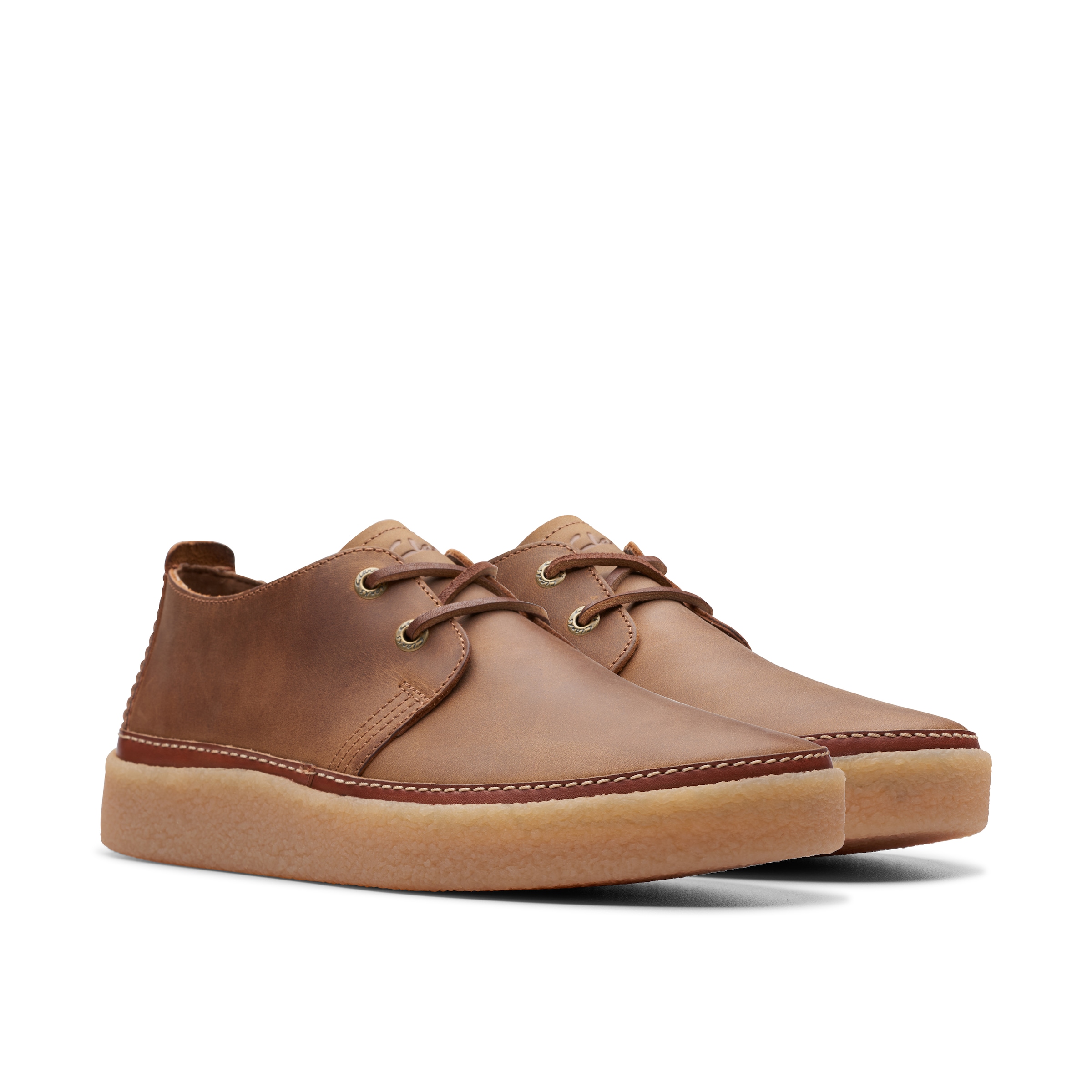 Clarks Schnürschuh »Clarkwood Low«, Schnürschuh, Business Schuh mit markanter Schnürung