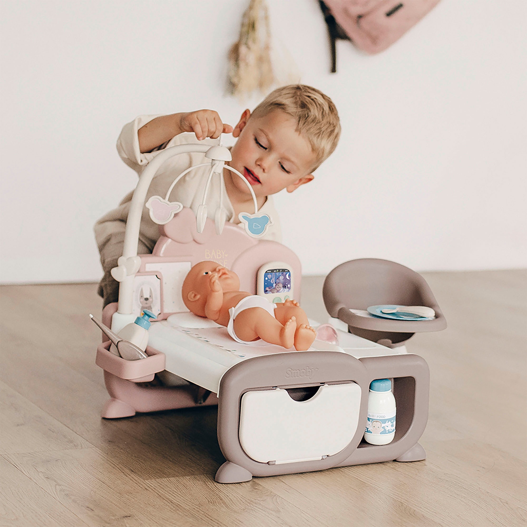 Smoby Puppen Pflegecenter »Baby Nurse, Cocoon 3-in-1«, mit Sound; Made in Europe