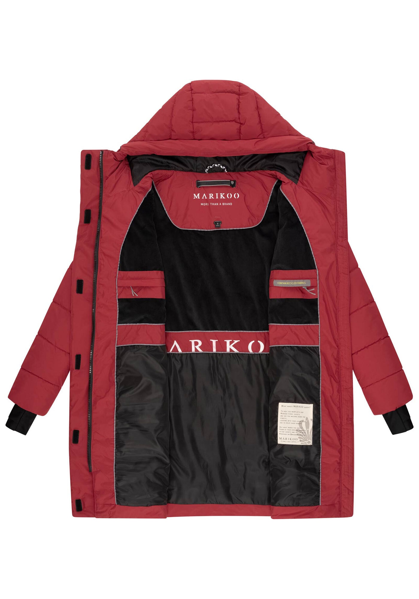 Marikoo Winterjacke »Marikoo Kaituu Damen Winter Steppjacke N008«