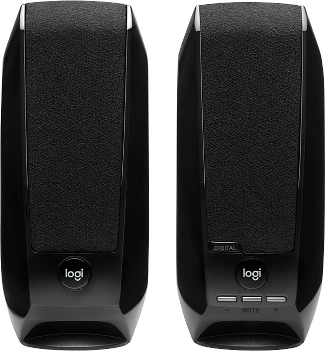 Logitech PC-Lautsprecher »S150 Stereo Lautsprecher«, (2 St.), 1,2 m Kabellänge,Lautstärkeregler