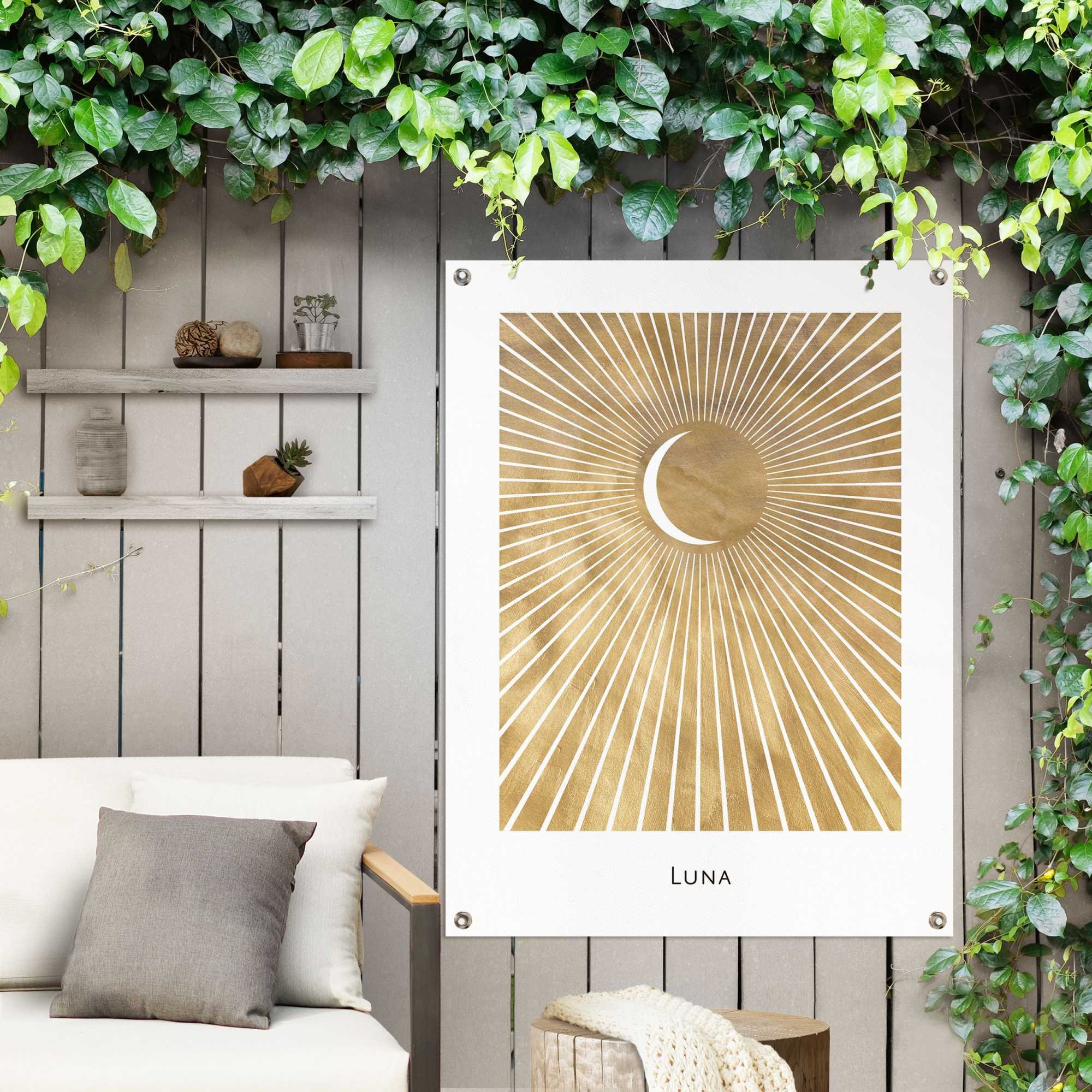 Reinders! Poster »Mond«, Outdoor für Garten oder Balkon