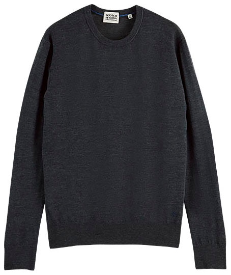 Scotch & Soda Wollpullover, Crewneck aus Merino Wolle