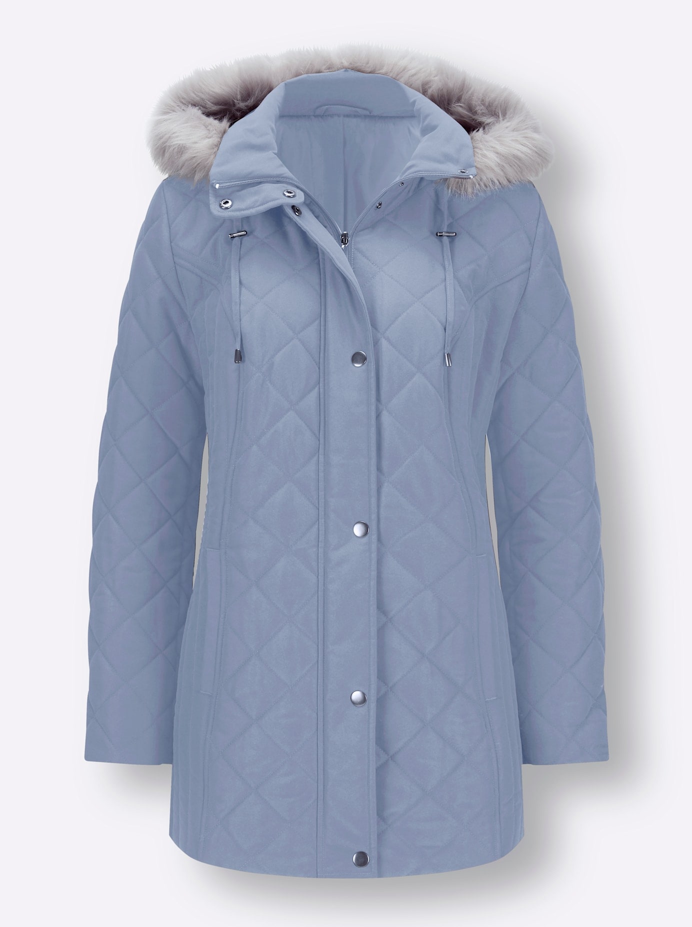 Classic Basics Steppjacke, mit Kapuze