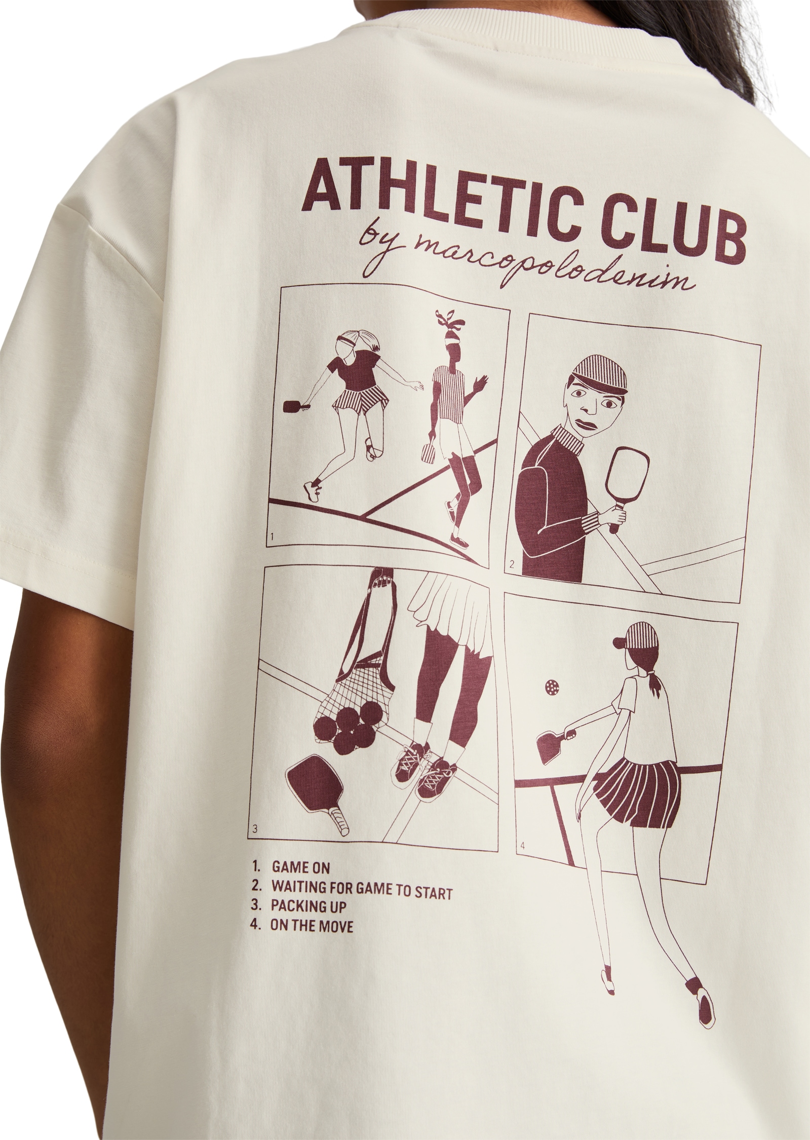 Marc O'Polo DENIM T-Shirt relaxed mit Rückenprint